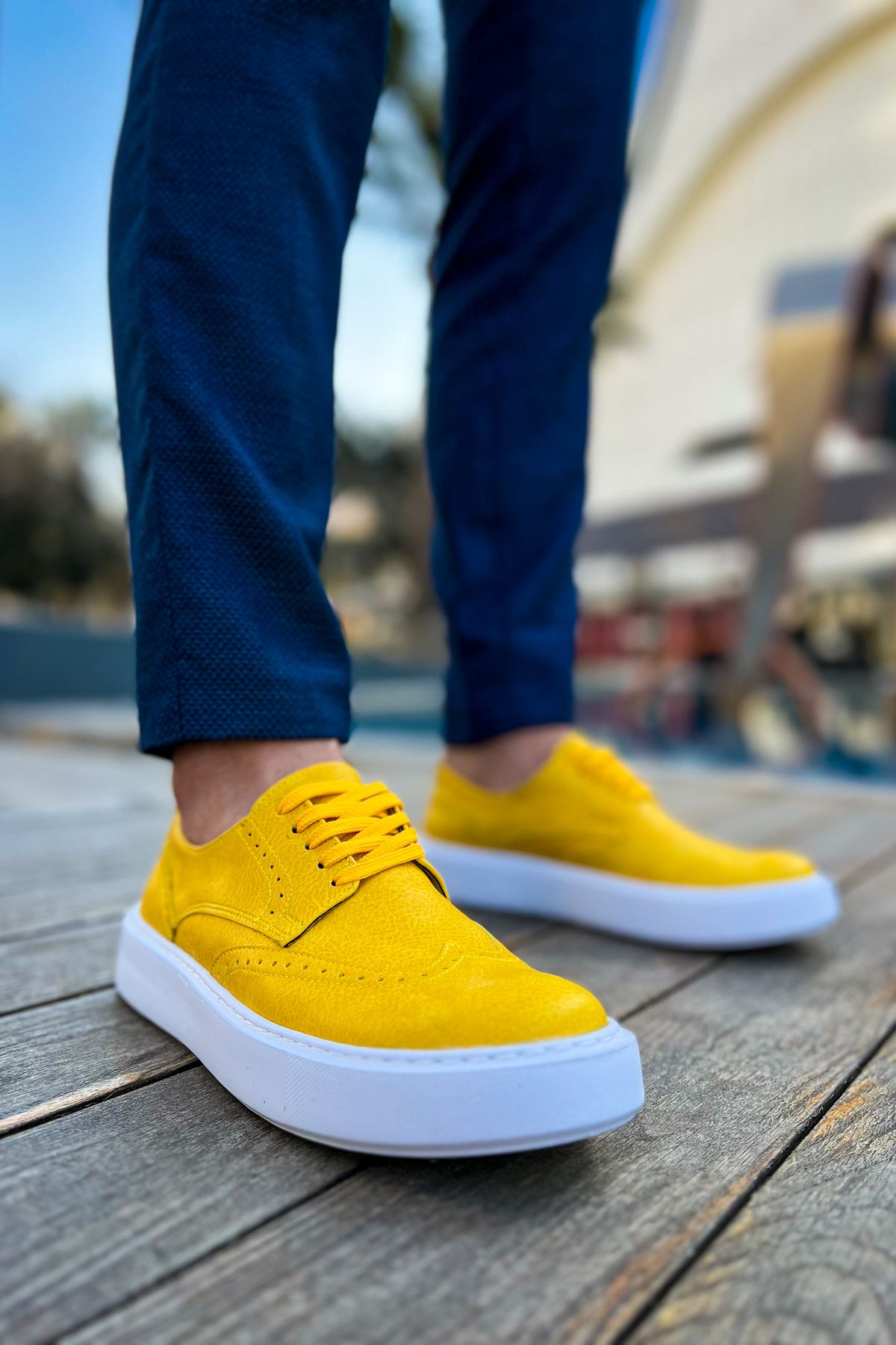CH149 CBT Changer Over Men's sneakers Shoes YELLOW - STREETMODE ™