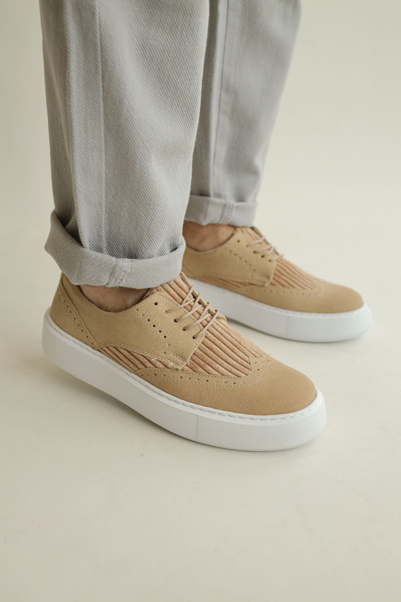 CH149 Suede Men's Shoes SAND - STREETMODE ™