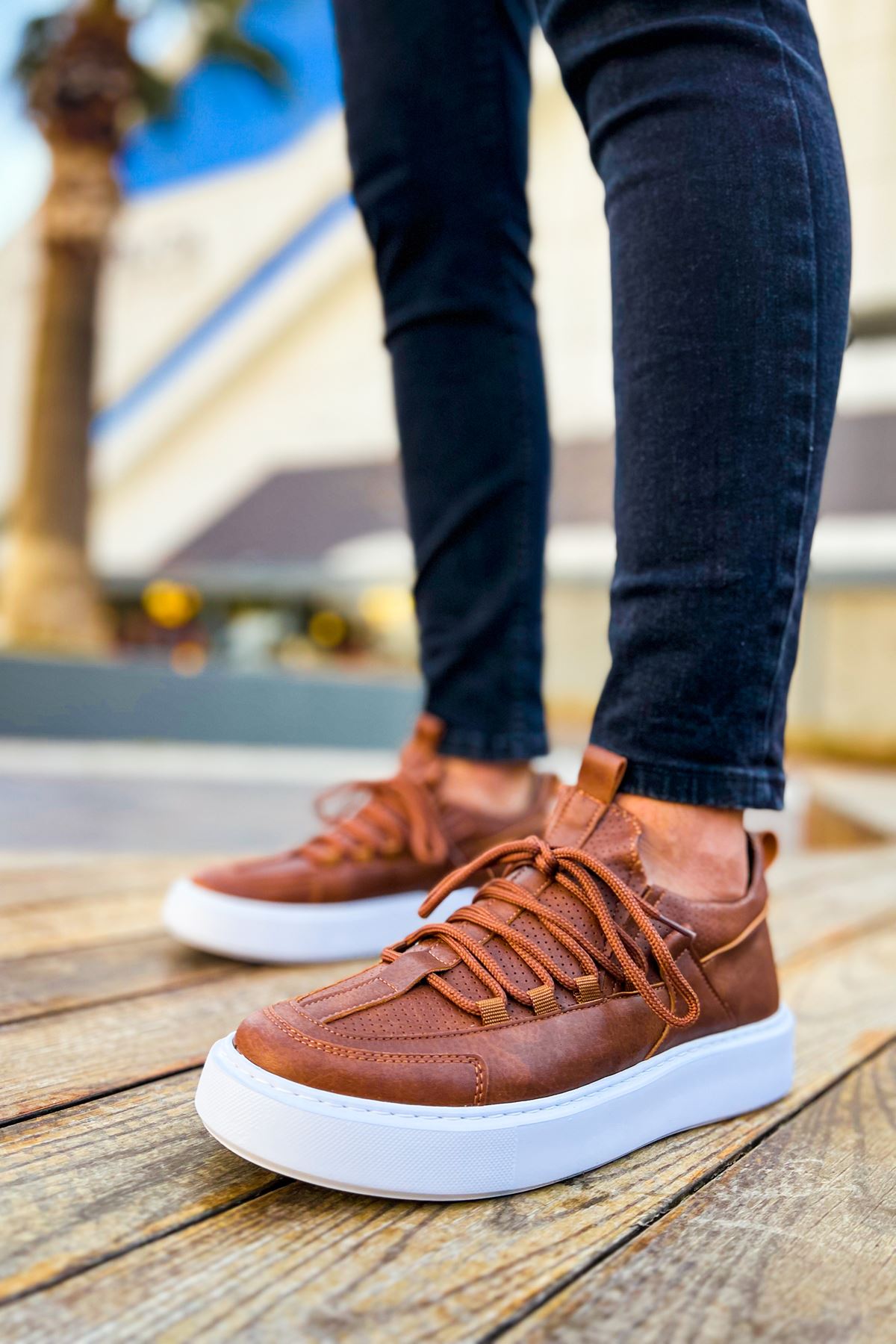 CH159 CBT Saturn Men's sneakers Brown - STREETMODE ™