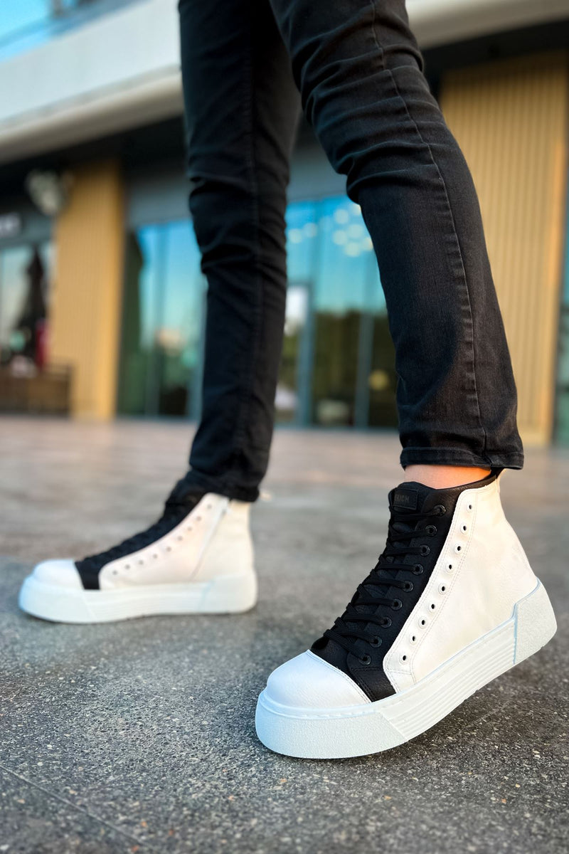 CH167 GBT Blazer Men's Boots WHITE/BLACK - STREETMODE ™