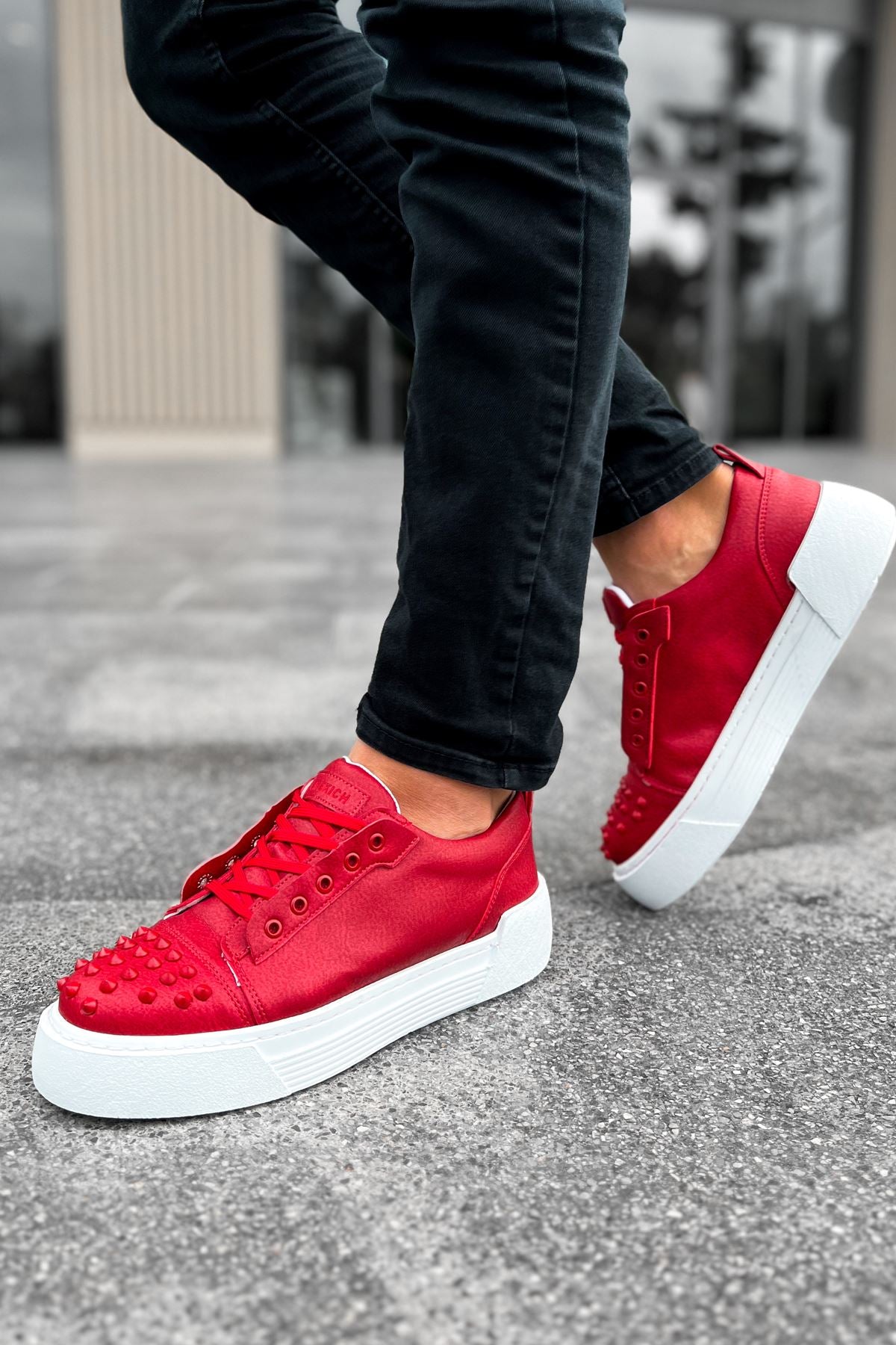 CH169 BT Men's Shoes RED - STREETMODE ™