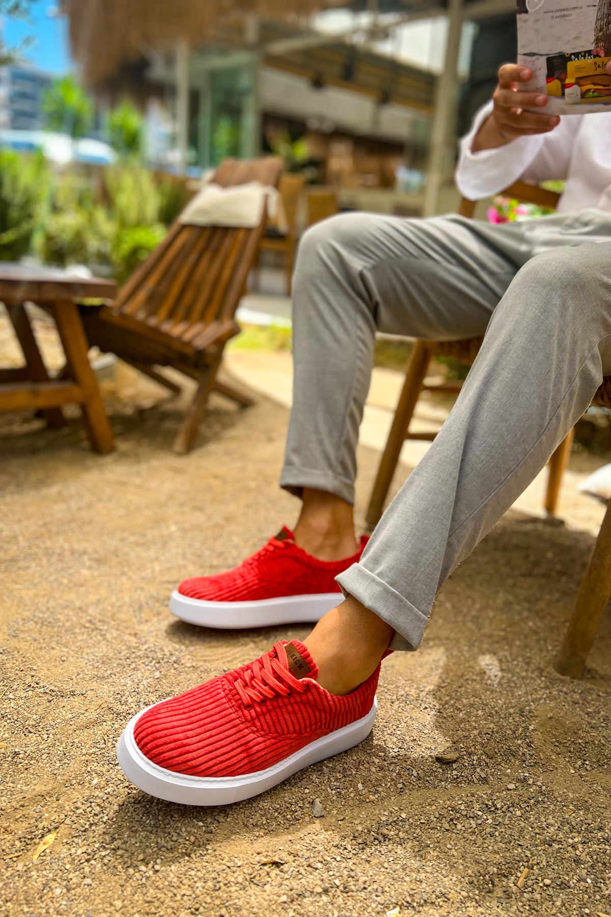 CH173 BT Men's Shoes RED - STREETMODE ™