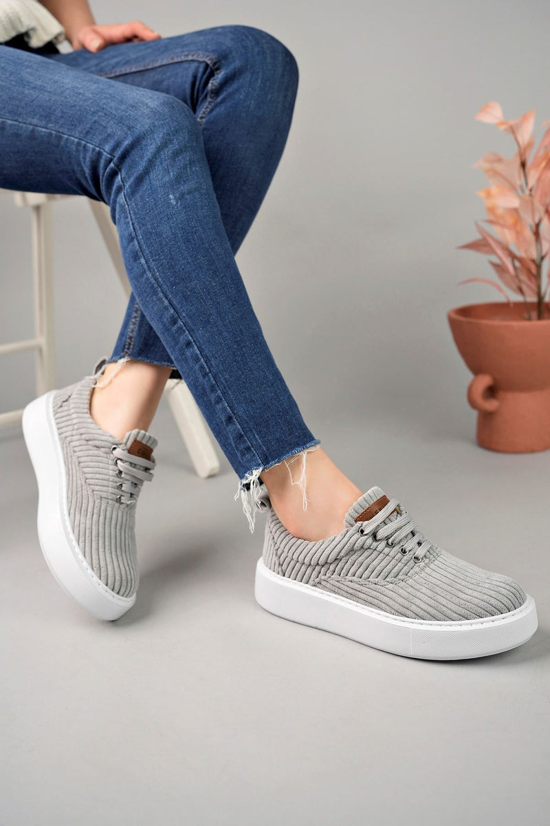 CH173 CBT Velluto Women's Shoes GRAY - STREETMODE ™