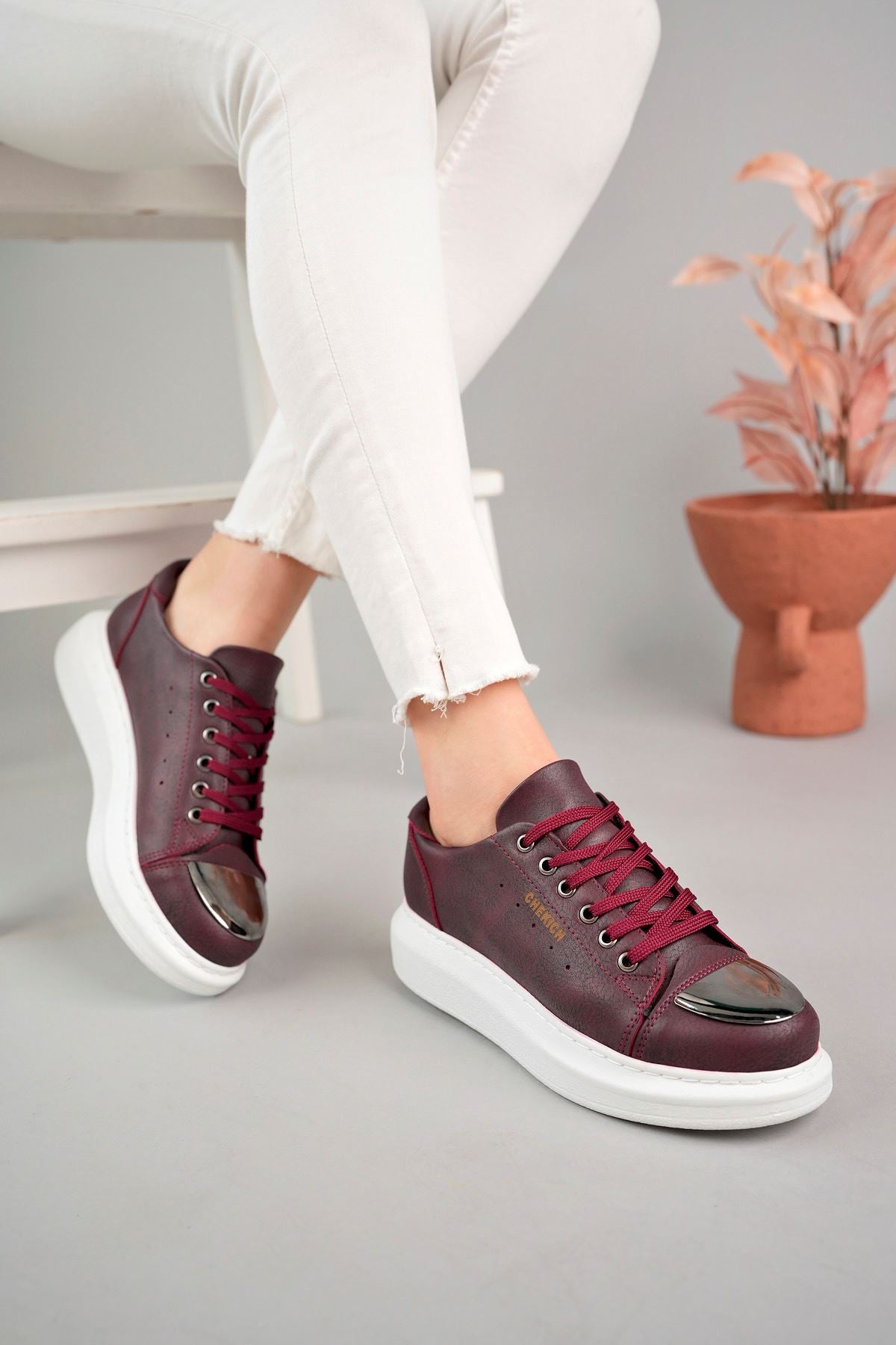 CH175 CBT Mirror Women's Shoes CLARET RED - STREETMODE ™