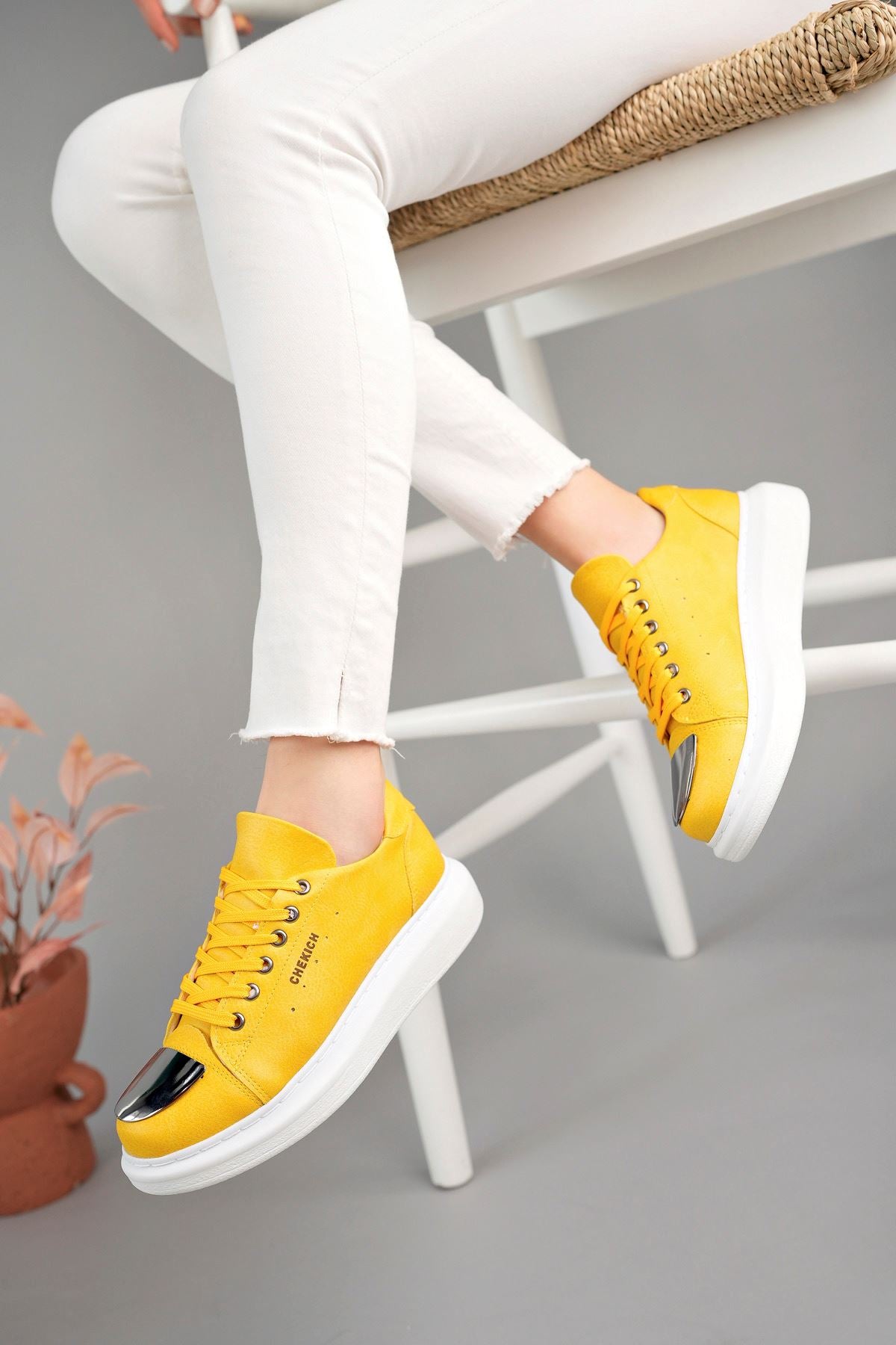 CH175 CBT Mirror Women's Shoes YELLOW - STREETMODE ™