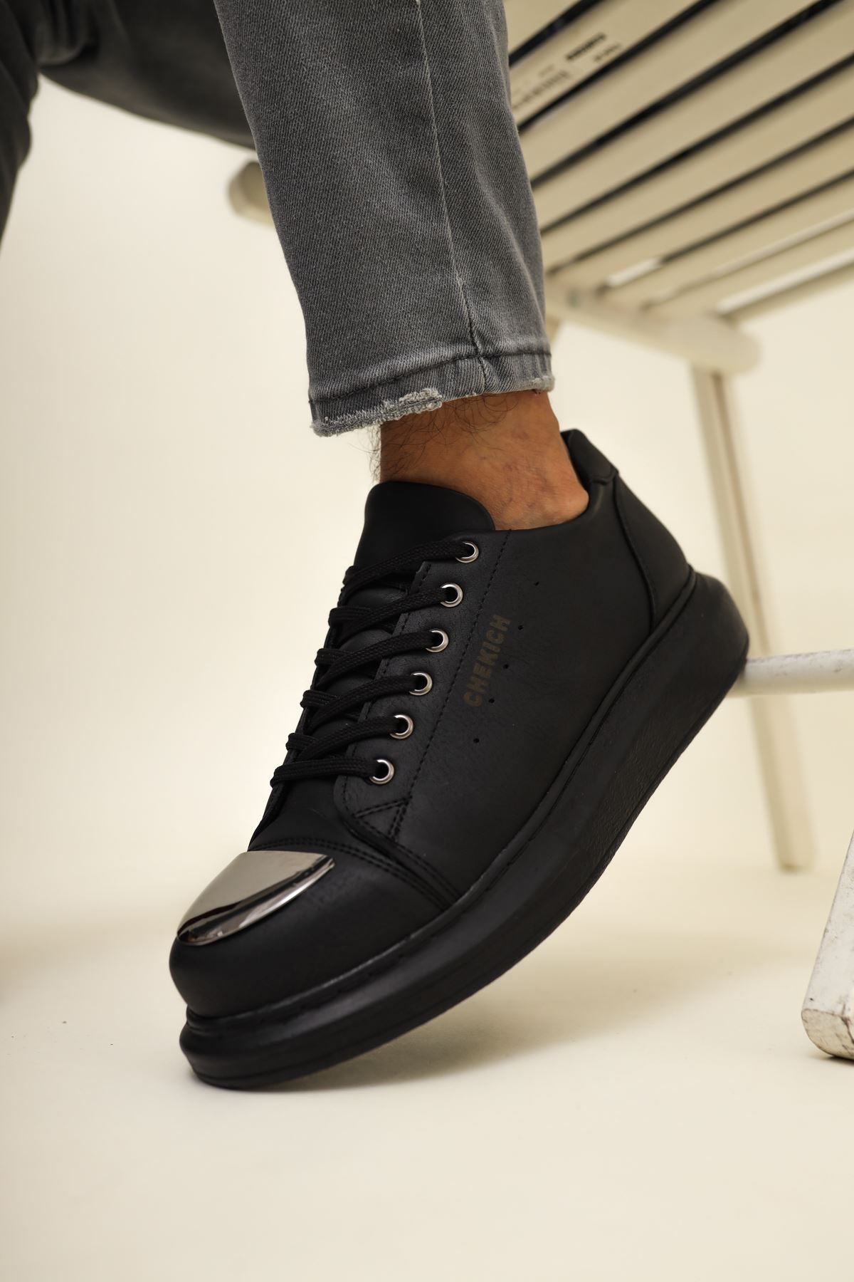 CH175 ST Men's Sneakers Shoes BLACK - STREETMODE ™