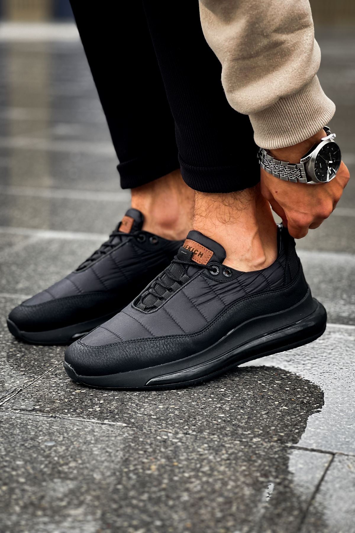 CH179 ST Matte Men's Shoes BLACK - STREETMODE ™