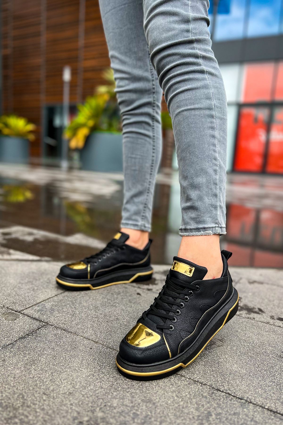 CH183 ST Men's Shoes BLACK/GOLD - STREETMODE ™