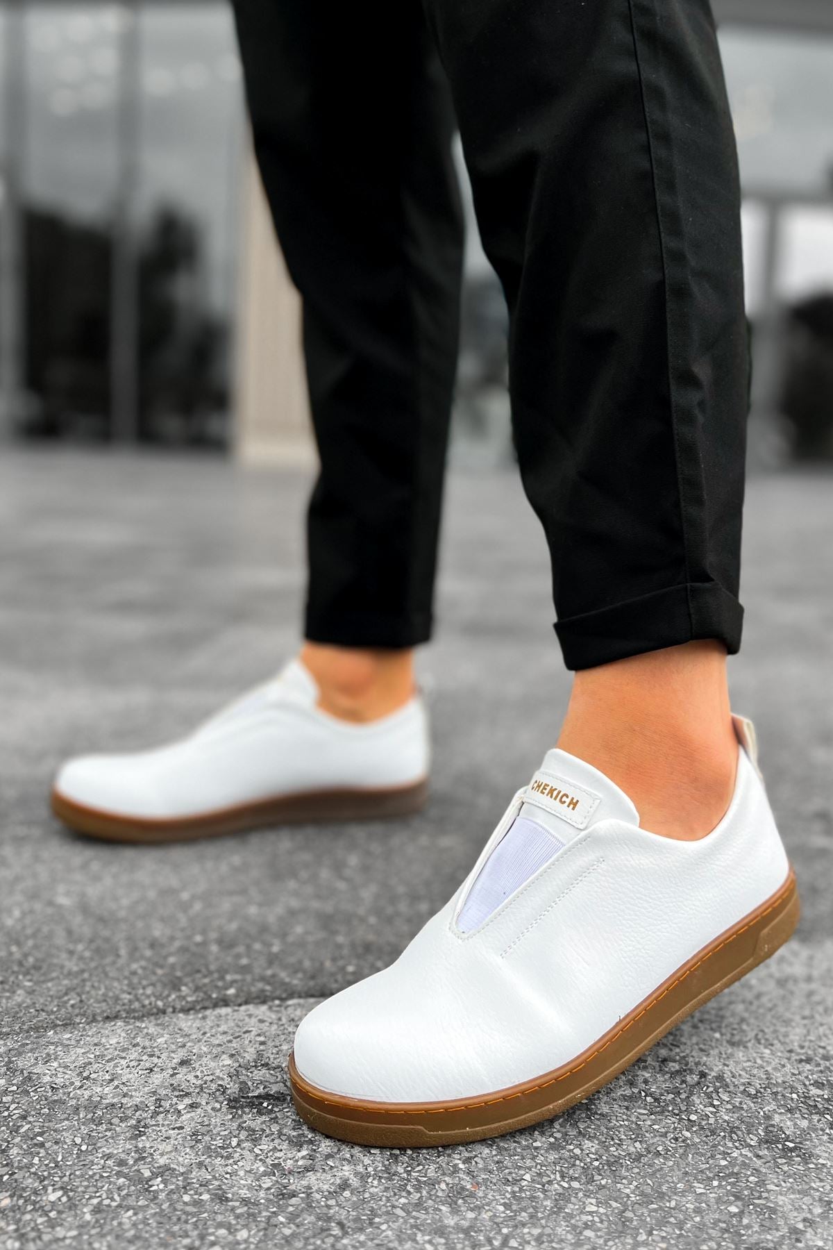 CH195 İpekyol KOT Men's Shoes Sneakers WHITE - STREETMODE ™