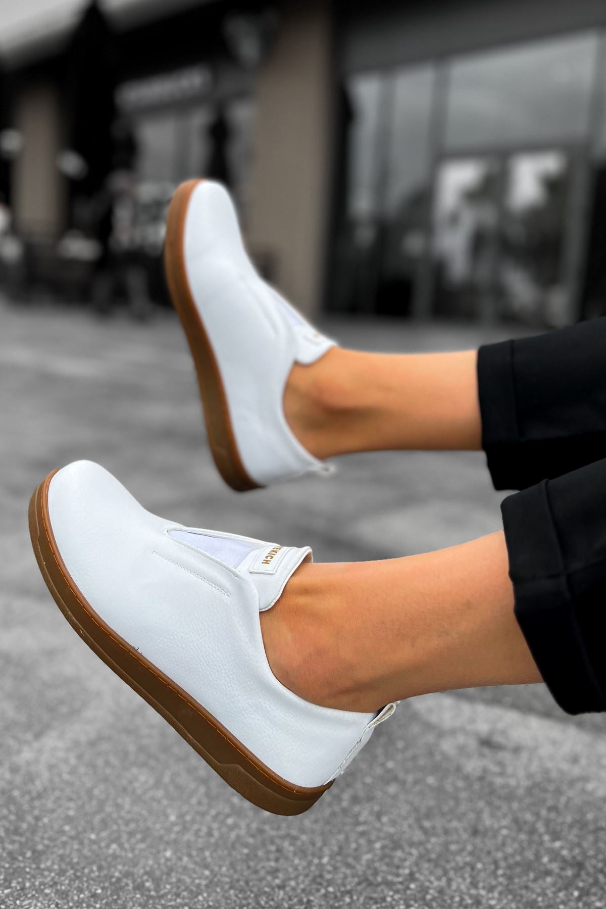 CH195 İpekyol KOT Men's Shoes Sneakers WHITE - STREETMODE ™