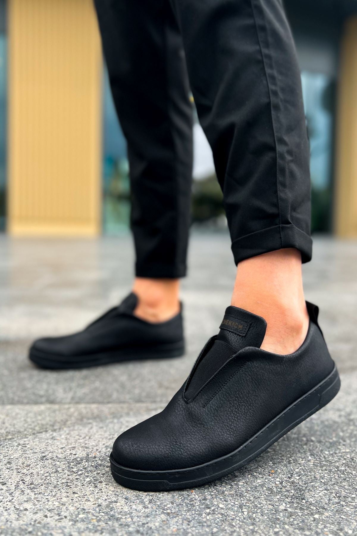 CH195 men's casual shoes sneakers BLACK - STREETMODE ™