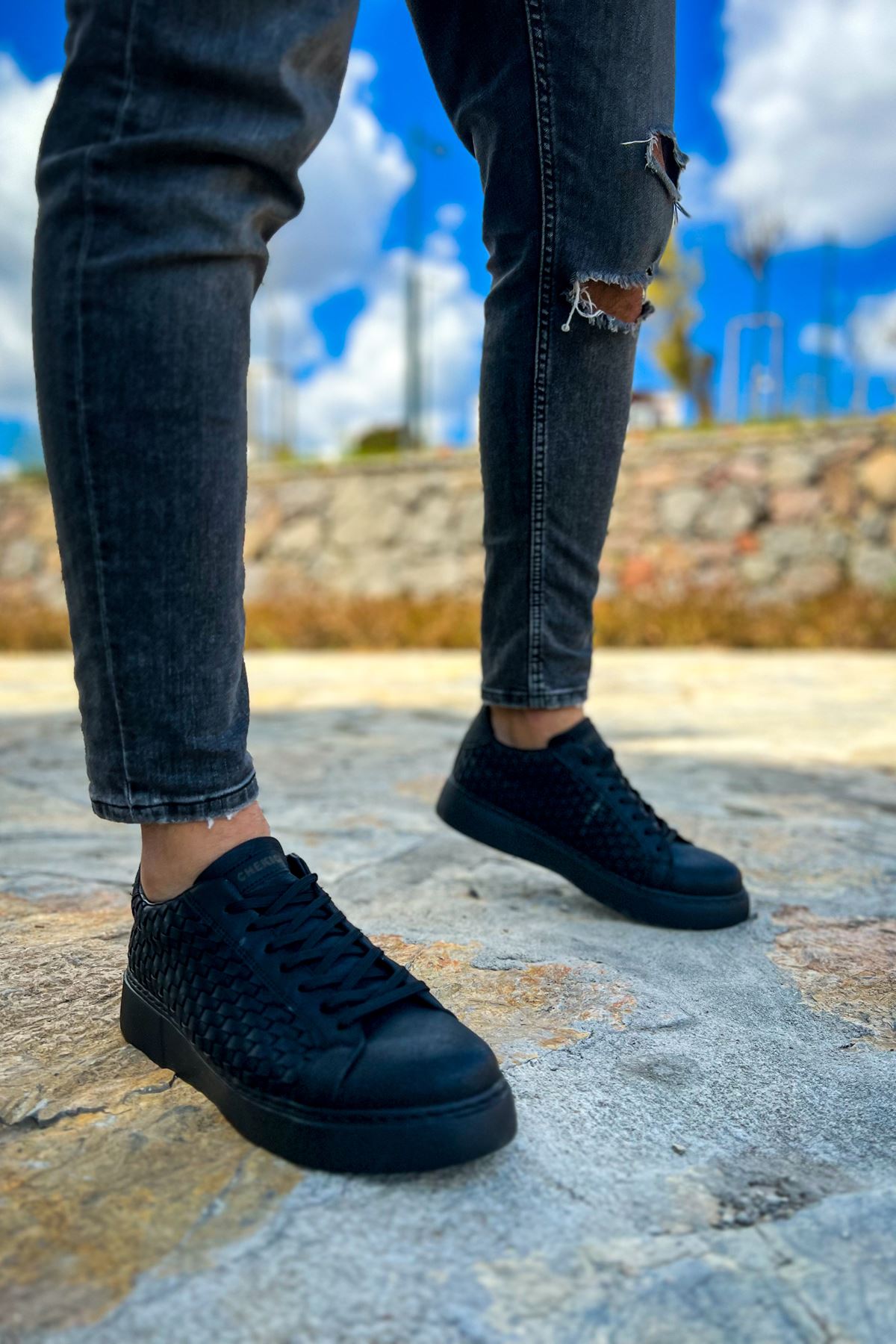CH203 OST Maglieria Men's Sneakers Shoes BLACK - STREETMODE ™