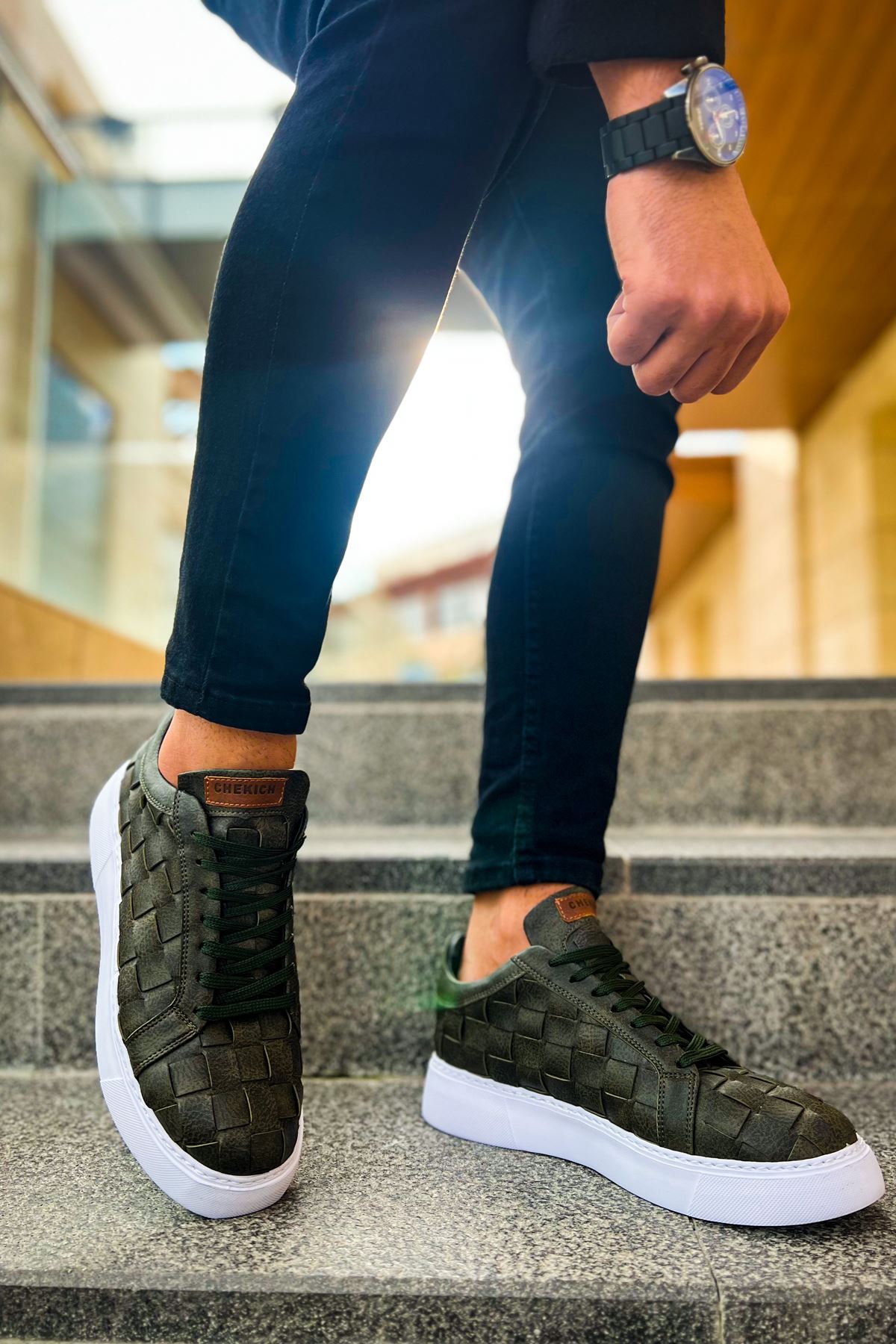 CH209 Men's Sport sneakers Shoes HAKI - STREETMODE ™