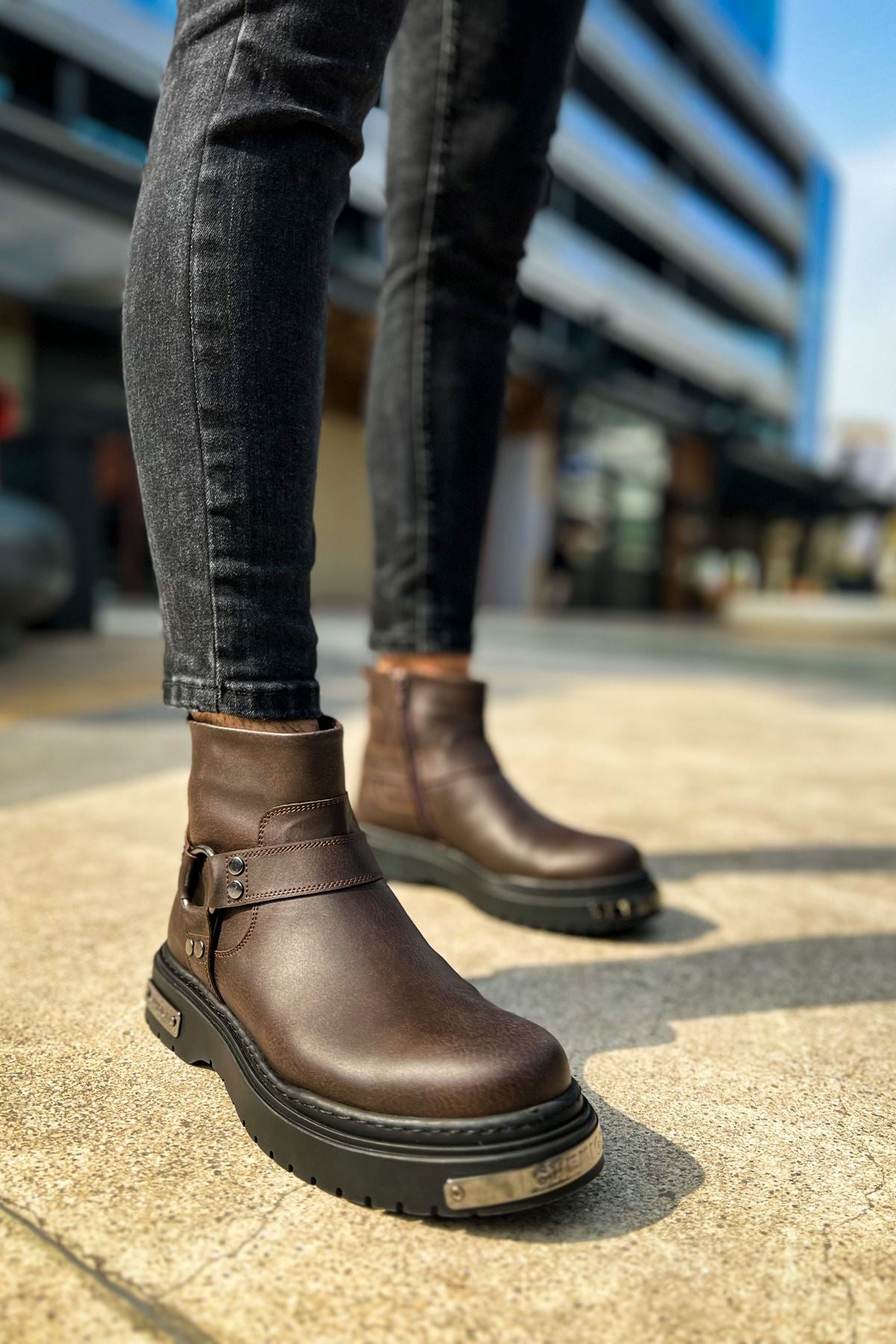 CH227 CST Yukon Men's Boots BROWN - STREETMODE ™