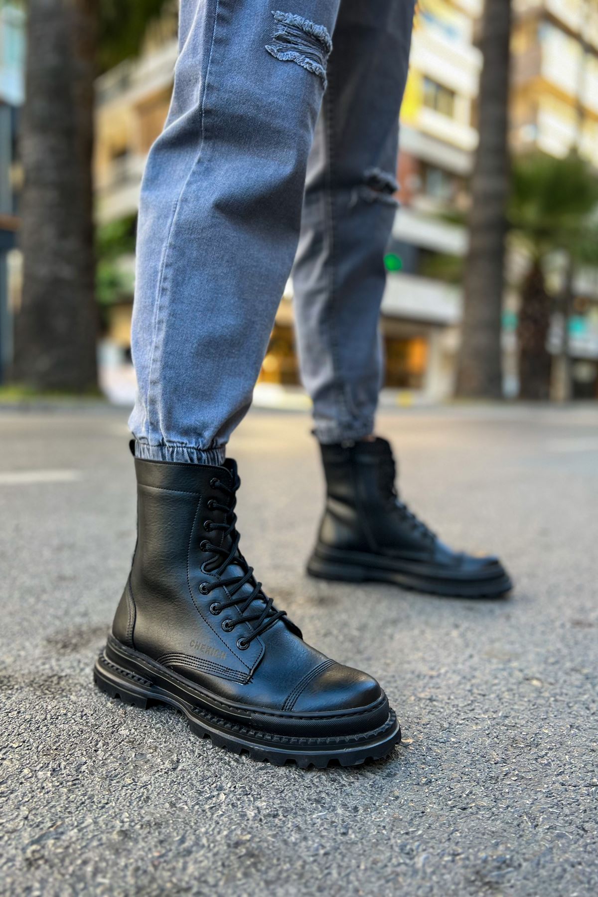 CH229 FST Crow Men's Boots BLACK - STREETMODE ™
