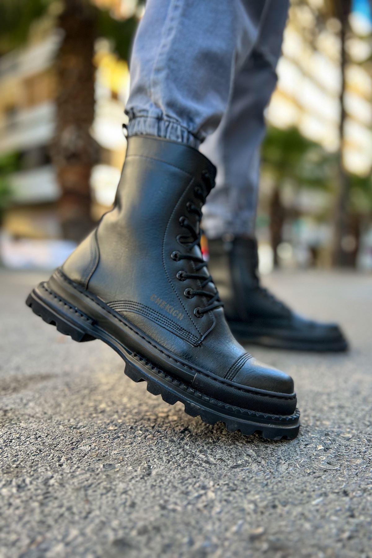 CH229 FST Crow Men's Boots BLACK - STREETMODE ™