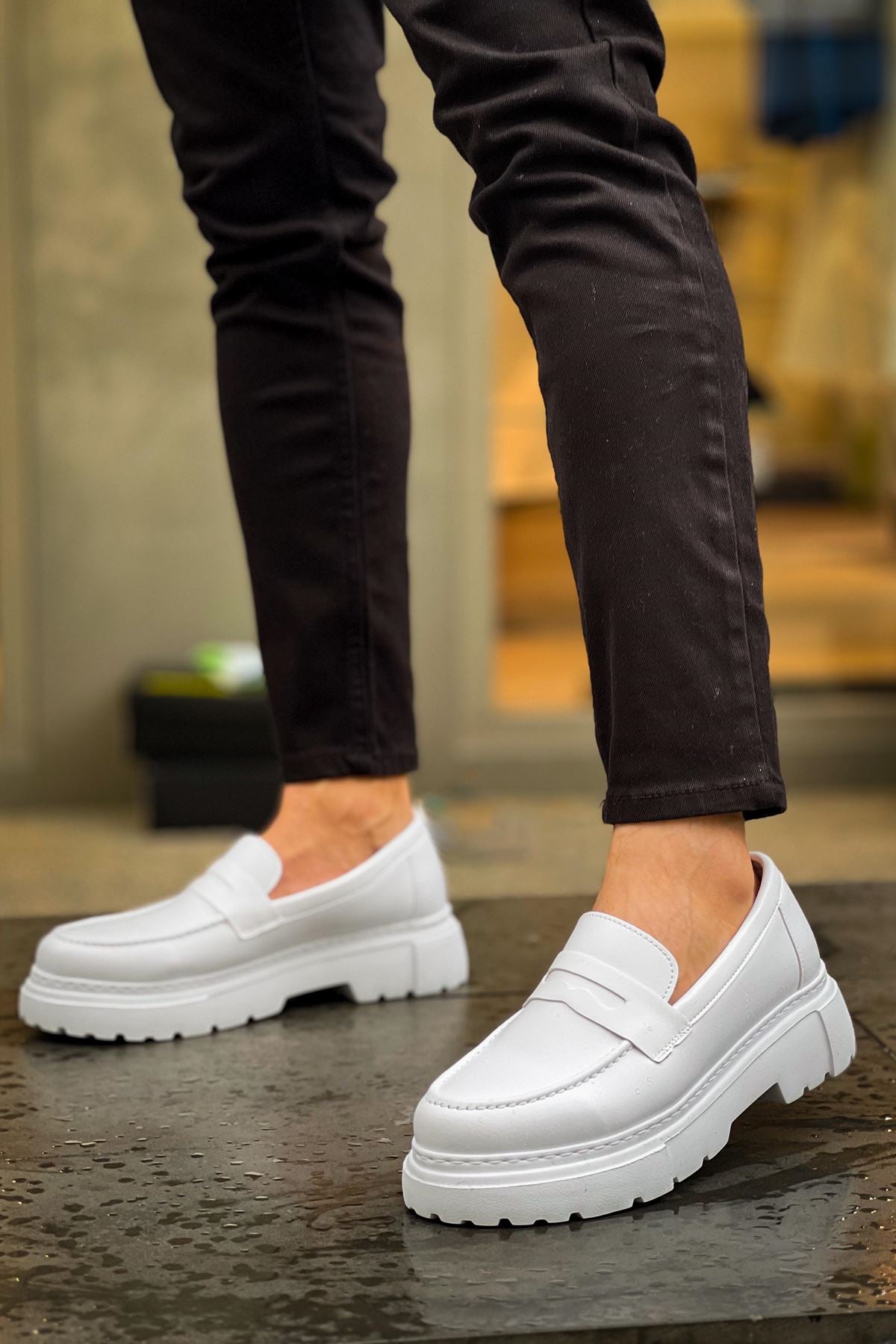 CH2417 FBT Men's Shoes WHITE