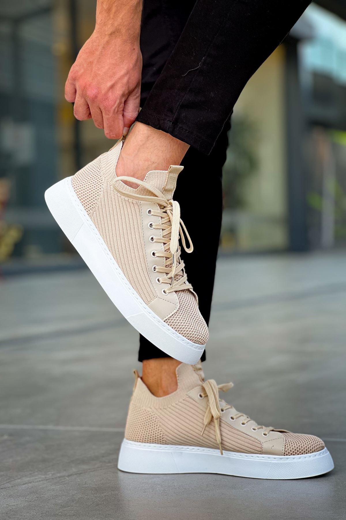 CH2423 TBT Men's Shoes BEIGE - STREETMODE ™