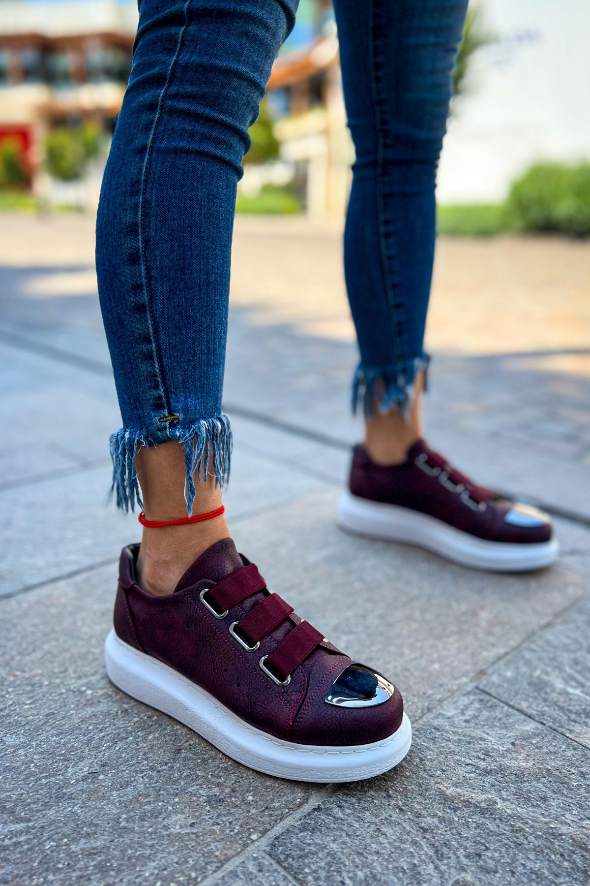 CH251 CBT Mirror Women's Shoes MAROON - STREETMODE ™