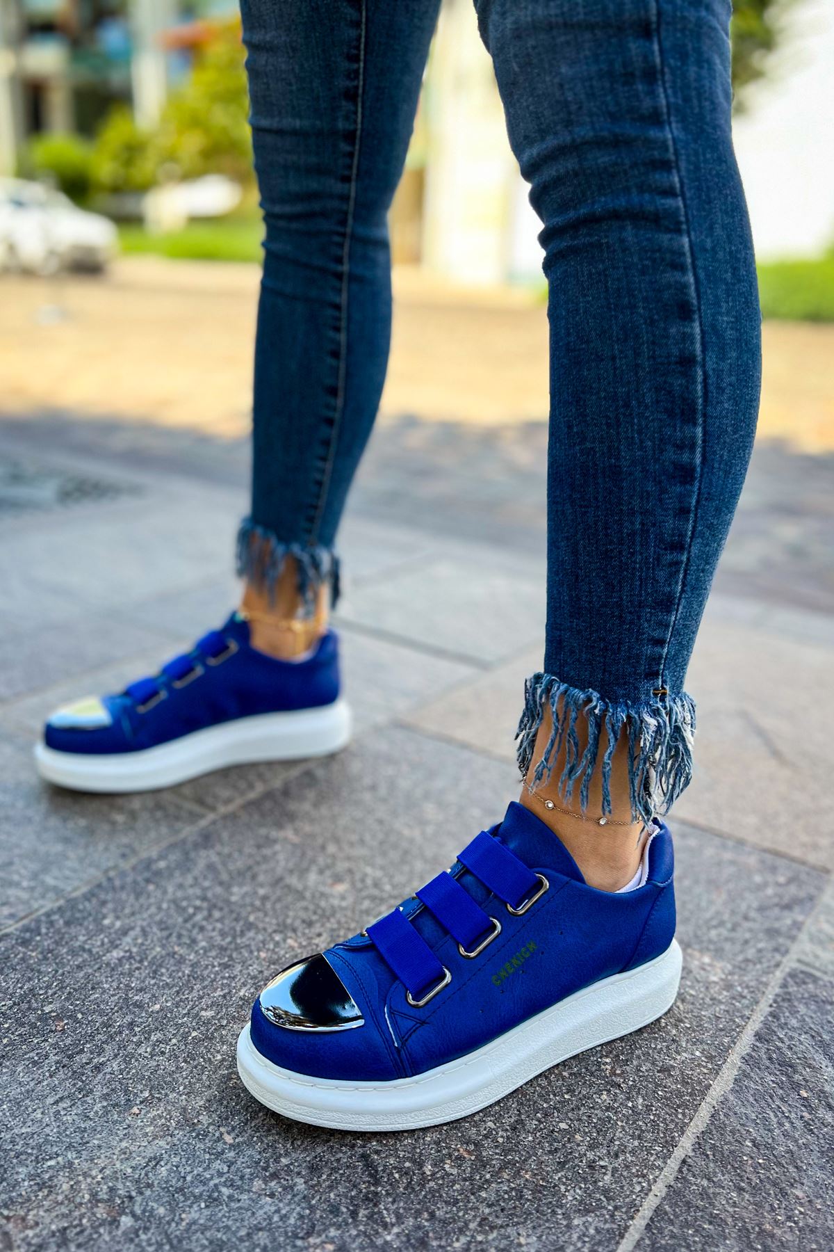 CH251 CBT Mirror Women's Shoes Sax Blue - STREETMODE ™