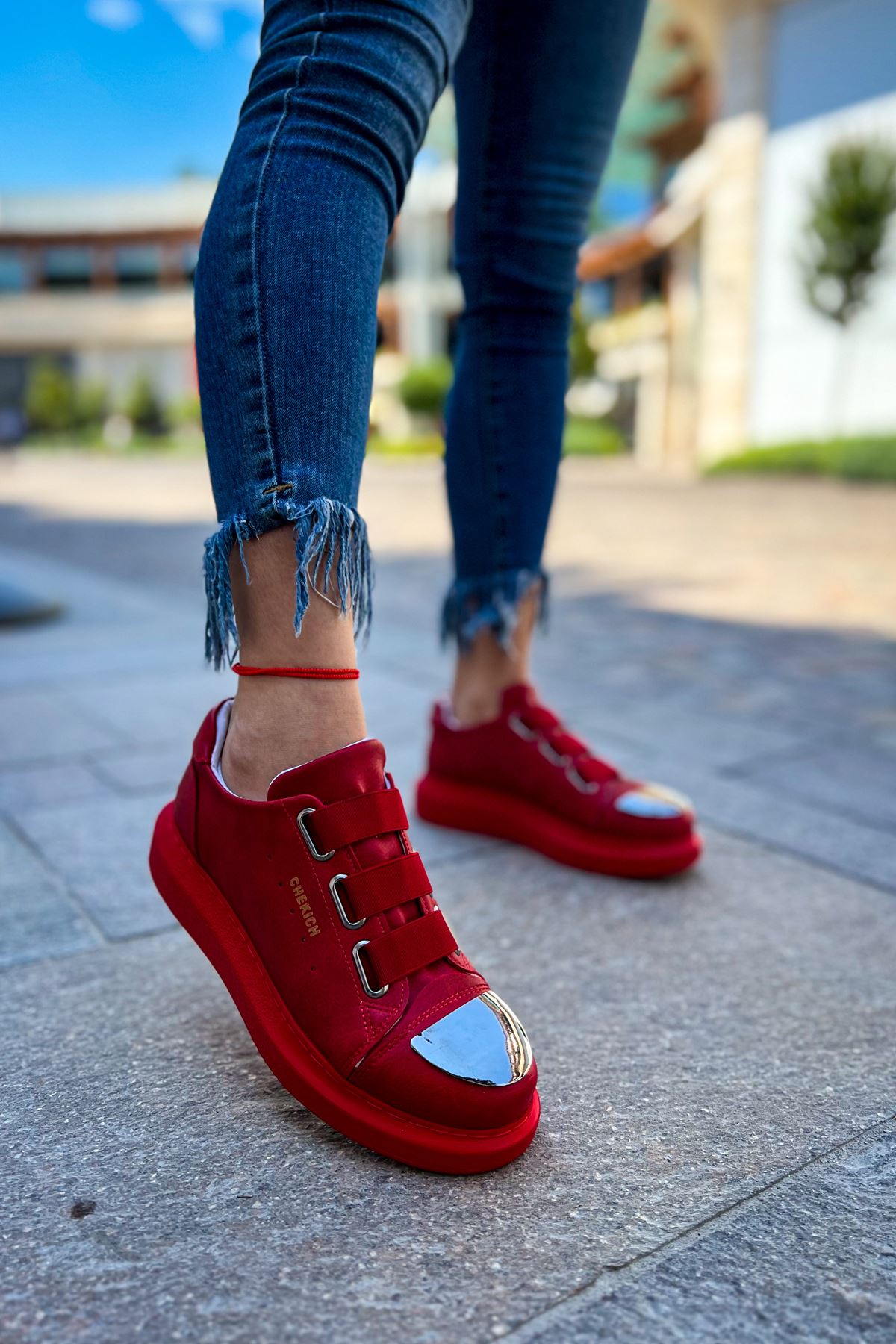 CH251 CRT Mirror Women's Shoes RED - STREETMODE ™