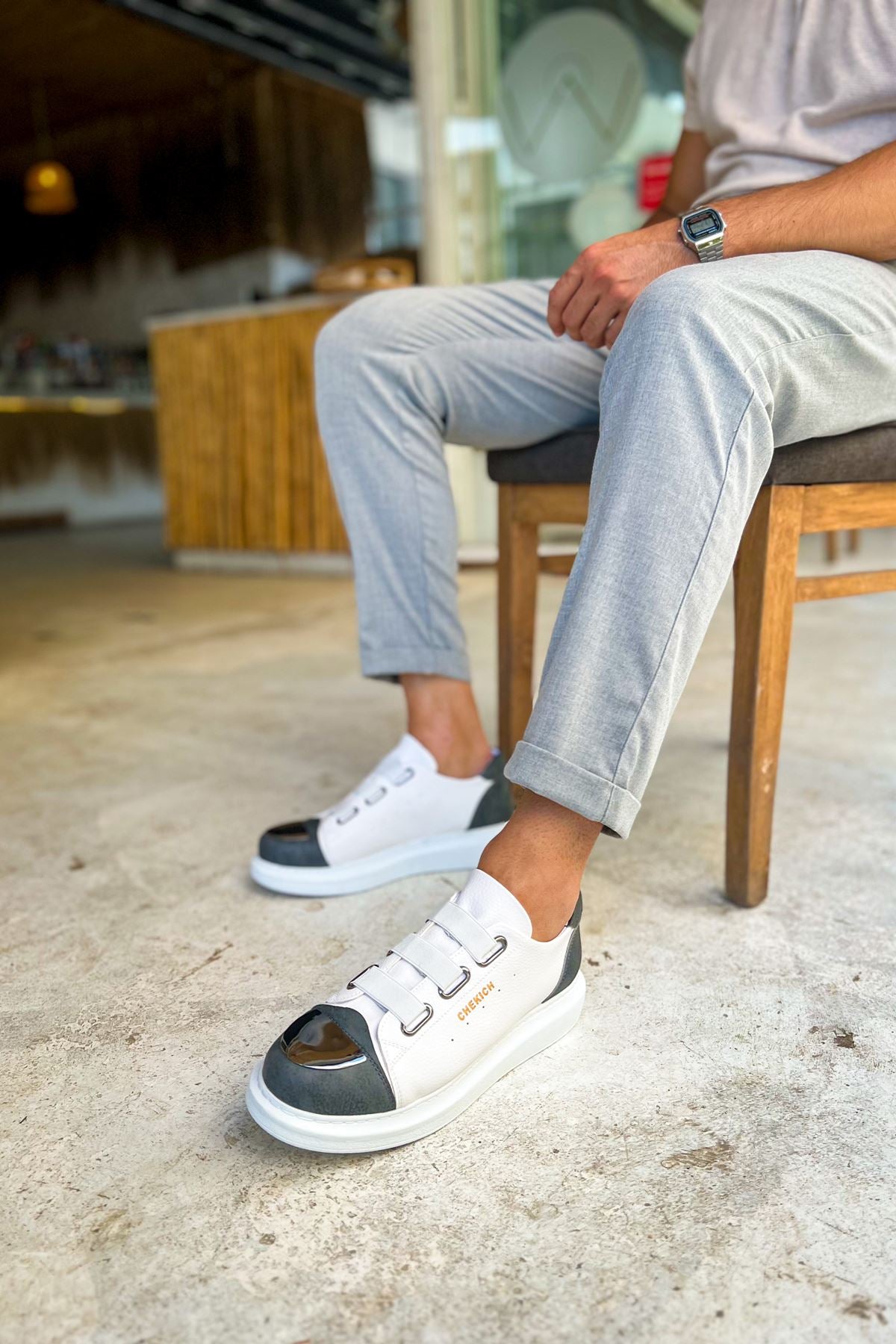 CH251 Garni BT Men's Shoes WHITE/ANTHRACITE - STREETMODE ™