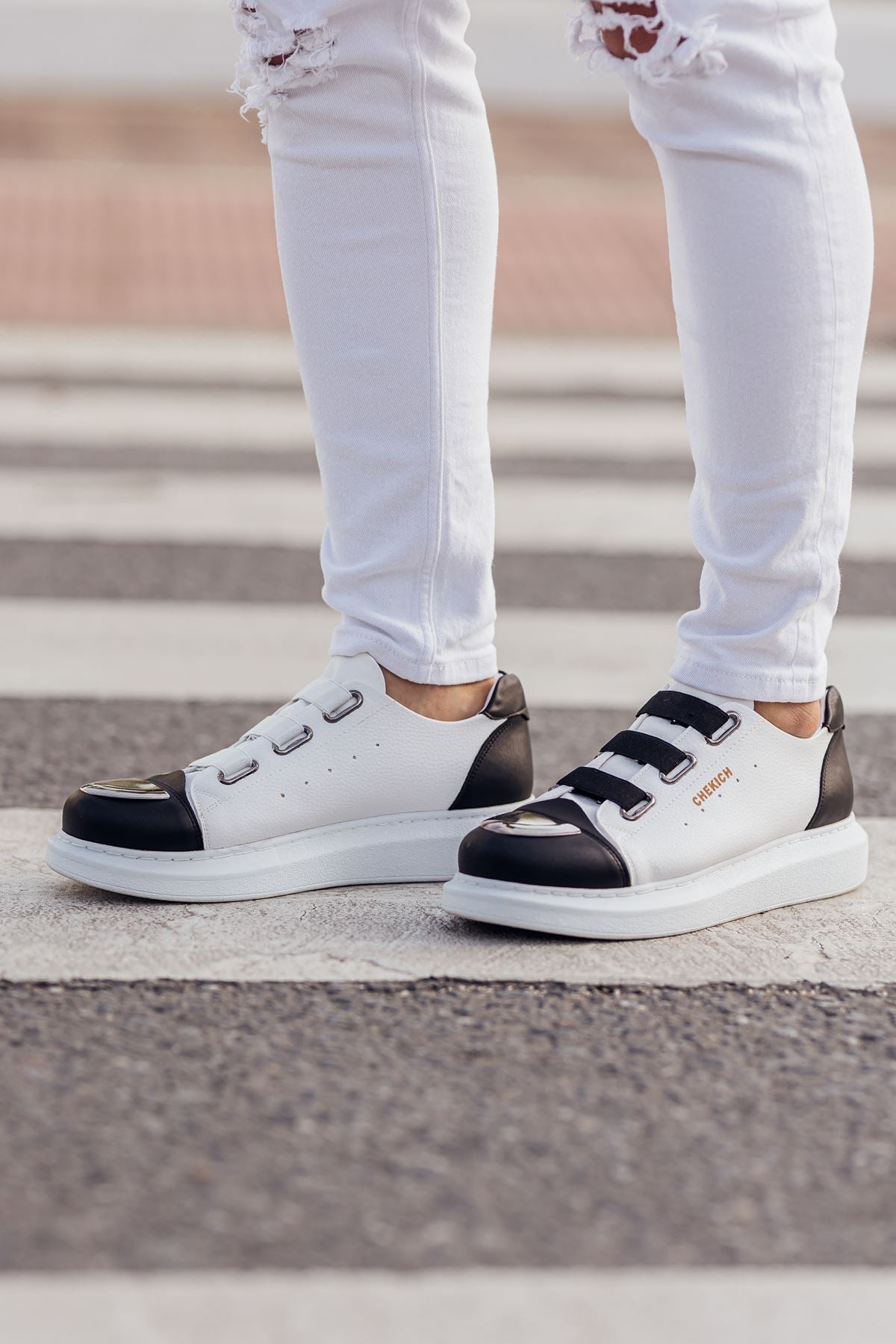 CH251 Garni BT Men's Shoes WHITE/BLACK - STREETMODE ™