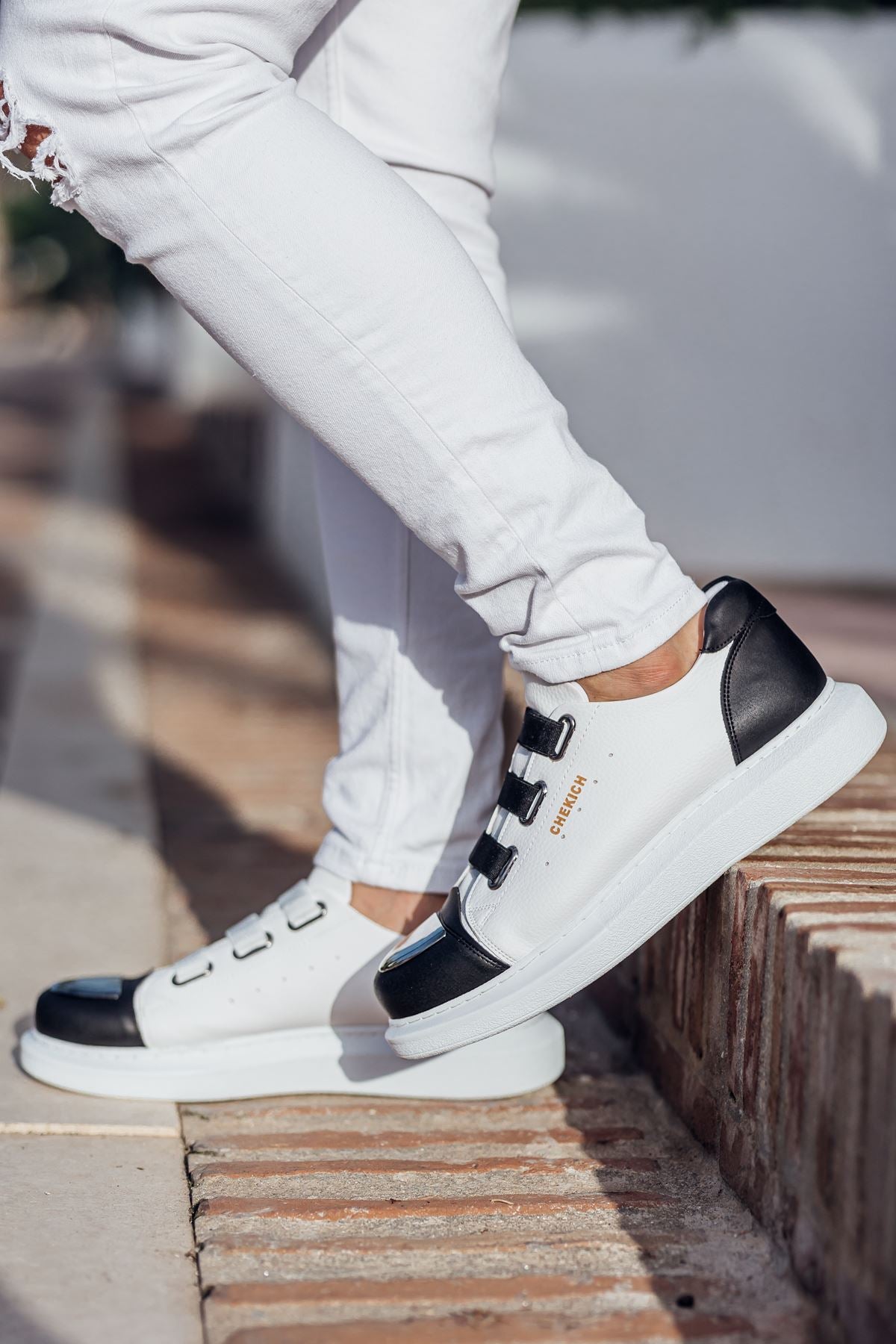 CH251 Garni BT Men's Shoes WHITE/BLACK - STREETMODE ™