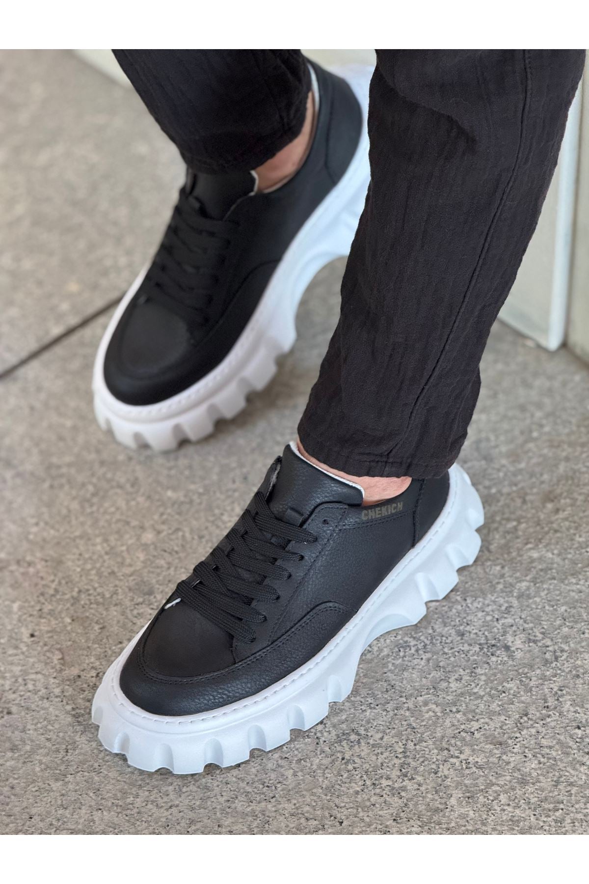 CH2515 - Ipekyol BT BLACK Men's Shoes