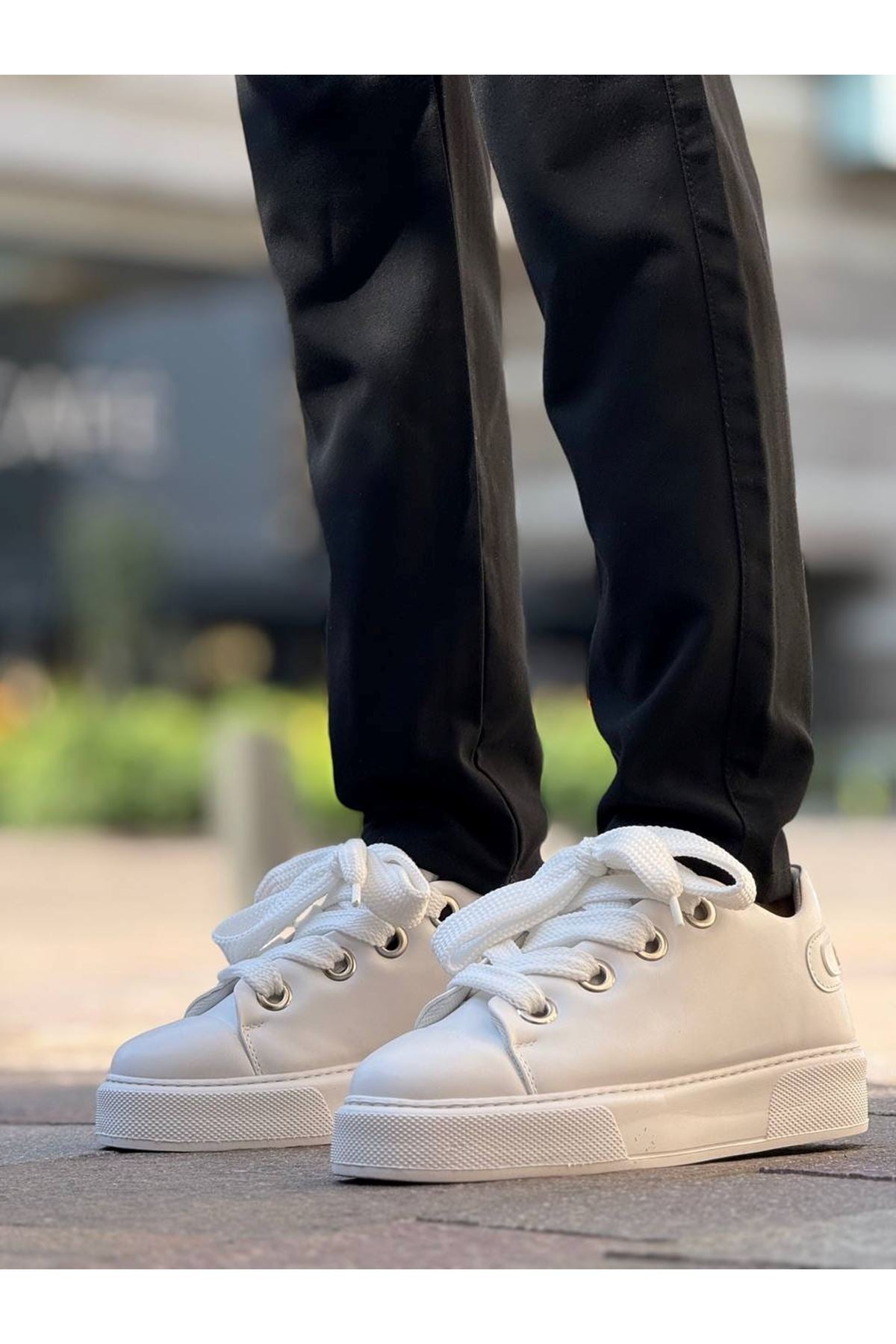 CH2531 - Anjelino Men's Shoes WHITE