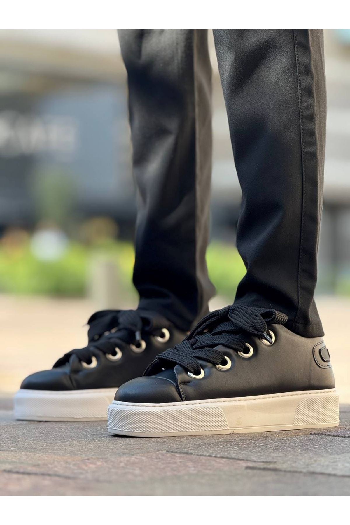 CH2531 - Anjelino Men's Shoes BLACK