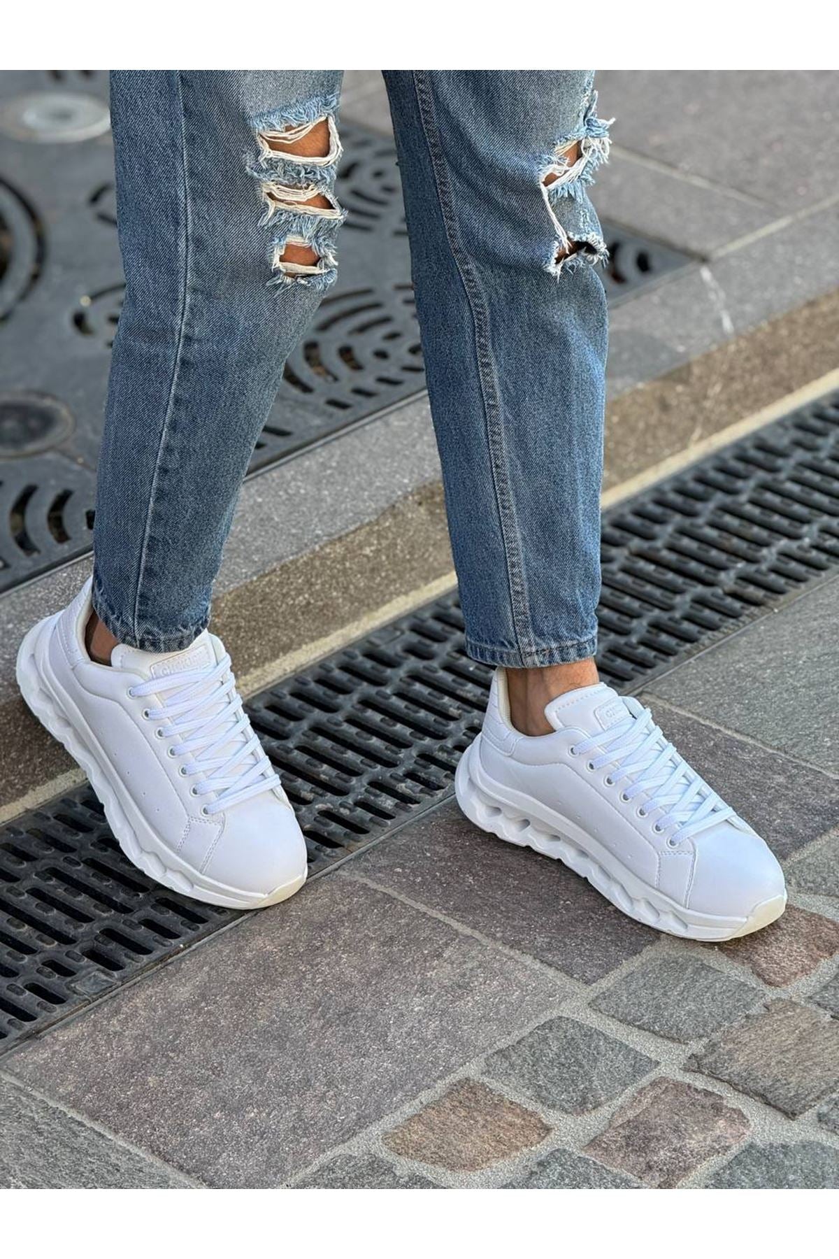 CH2533 - BT Men's Shoes WHITE