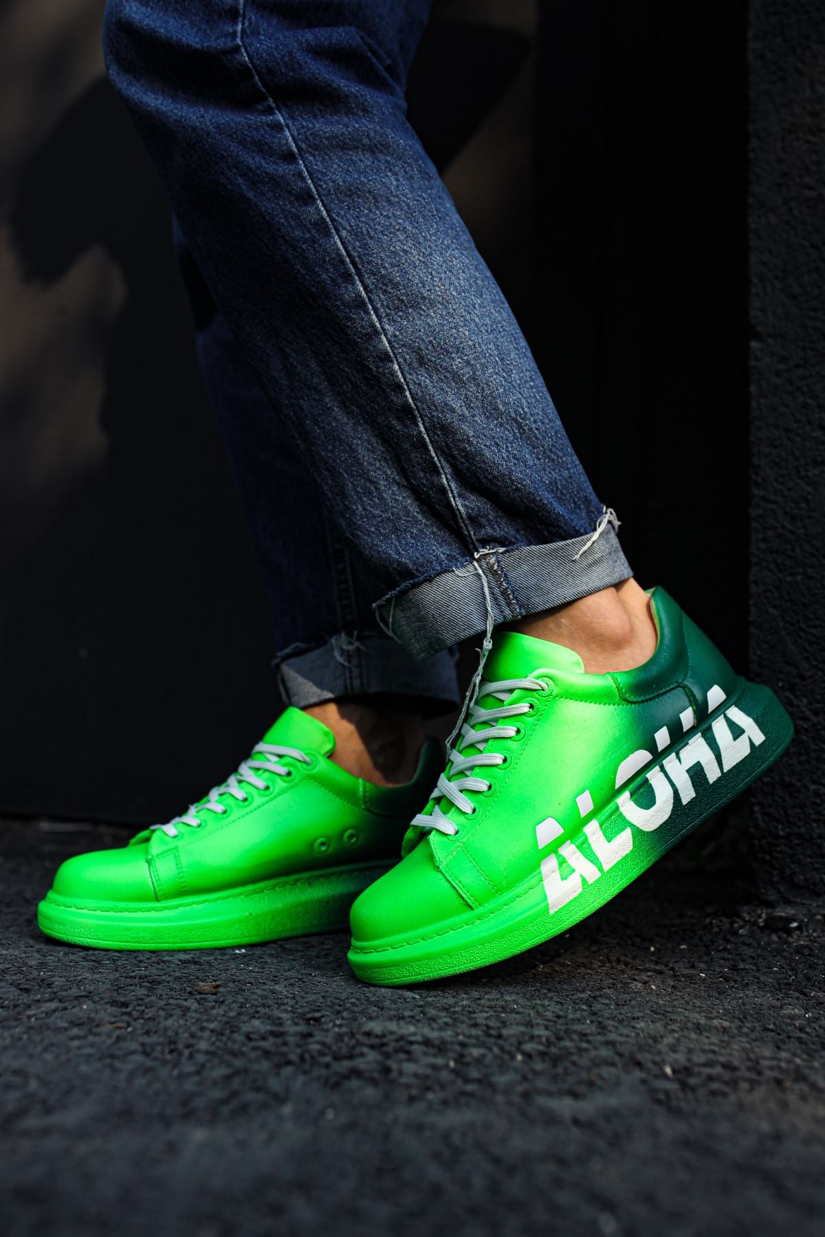 CH254 Men's Unisex Green Casual Sneaker Sports Shoes - STREETMODE ™
