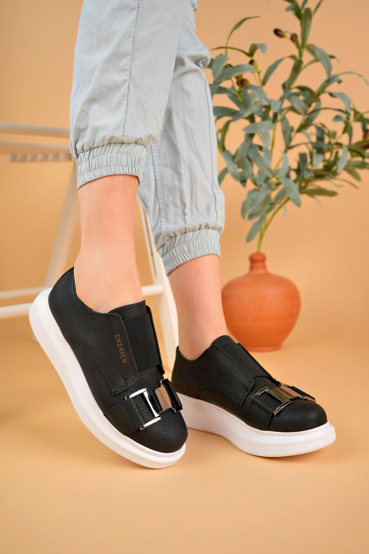 CH297 CBT Women's Sneakers Shoes BLACK - STREETMODE ™