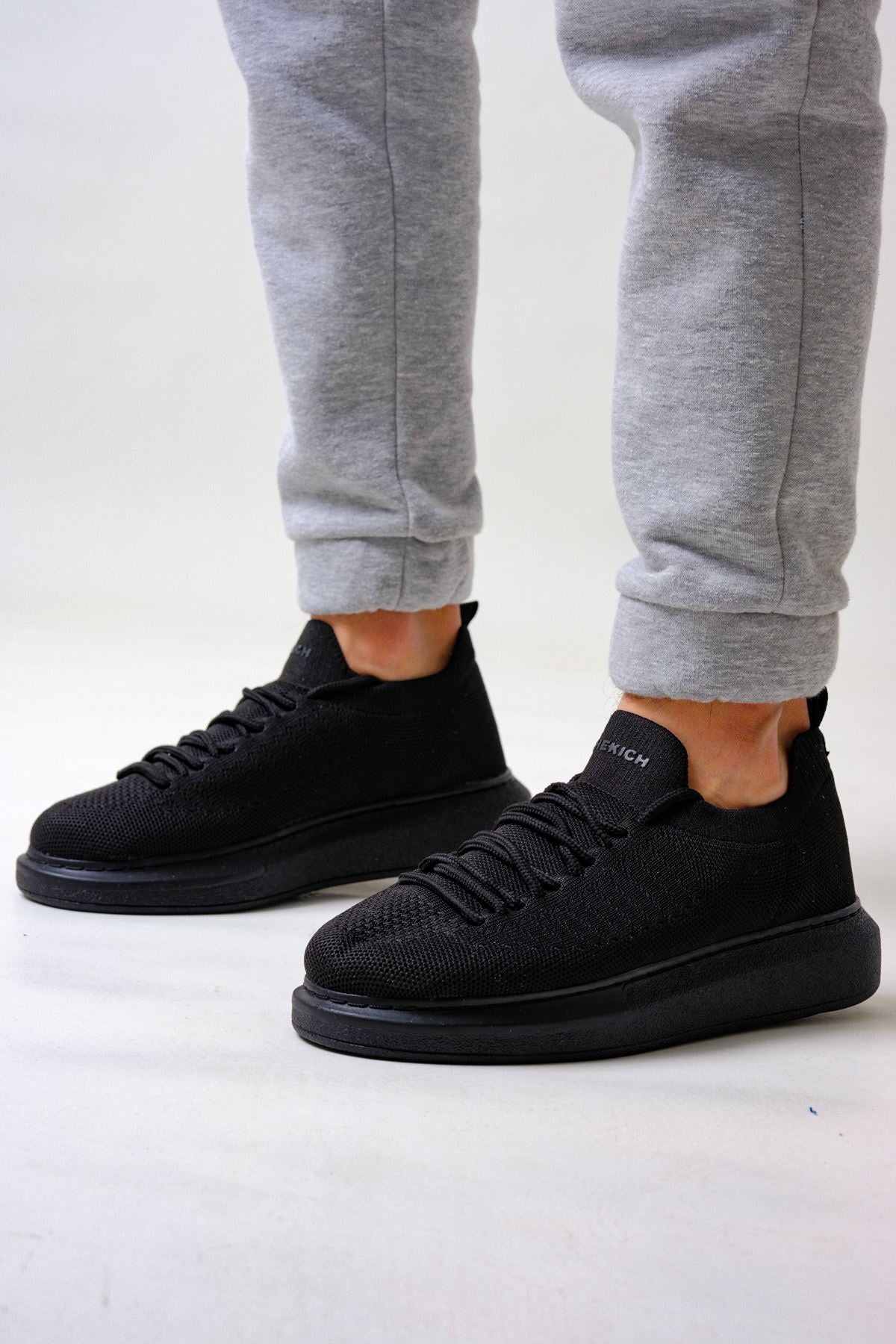 CH307 Knitwear Men's Shoes BLACK - STREETMODE ™