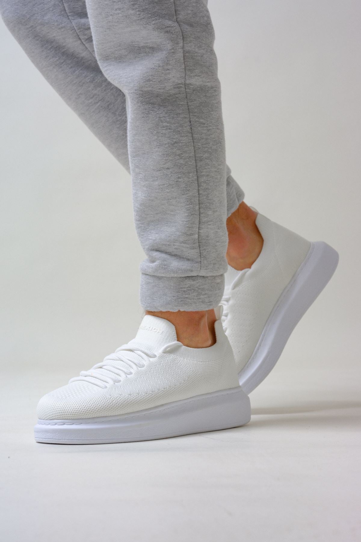 CH307 Knitwear Men's Shoes WHITE - STREETMODE ™