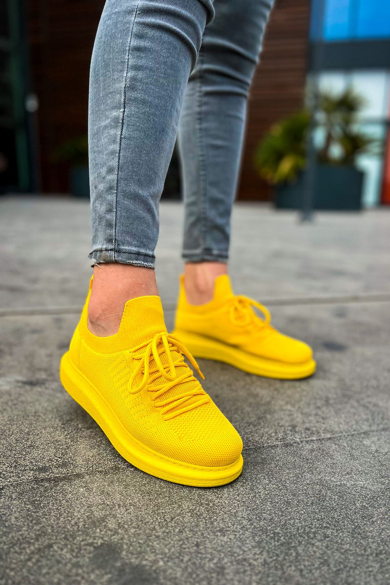 CH307 Knitwear Men's Shoes YELLOW - STREETMODE ™