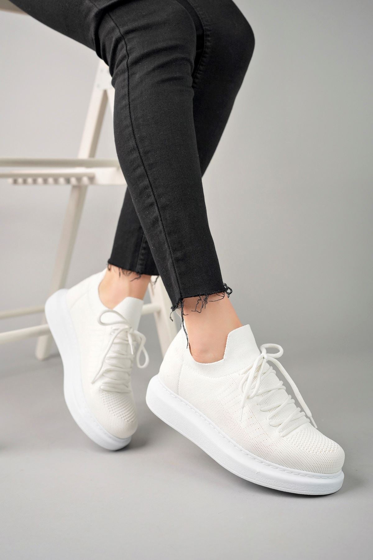 CH307 RT Tricot Women's Shoes WHITE - STREETMODE ™