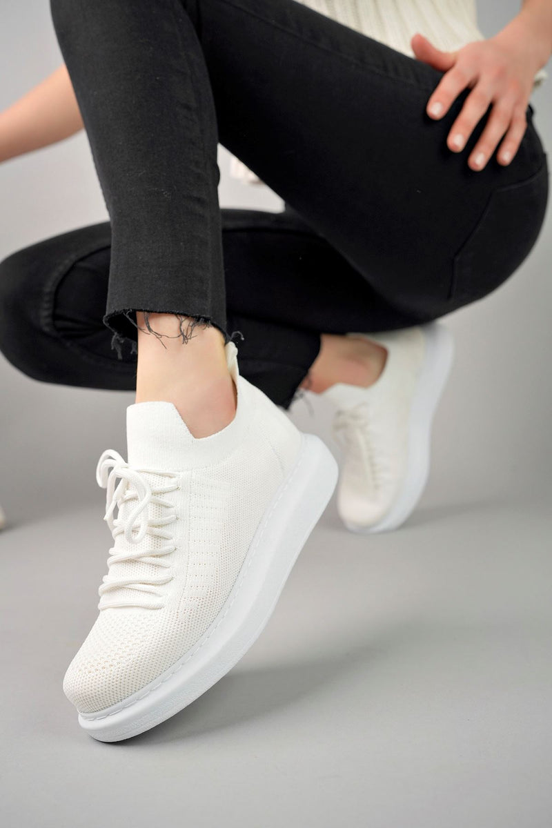 CH307 RT Tricot Women's Shoes WHITE - STREETMODE ™
