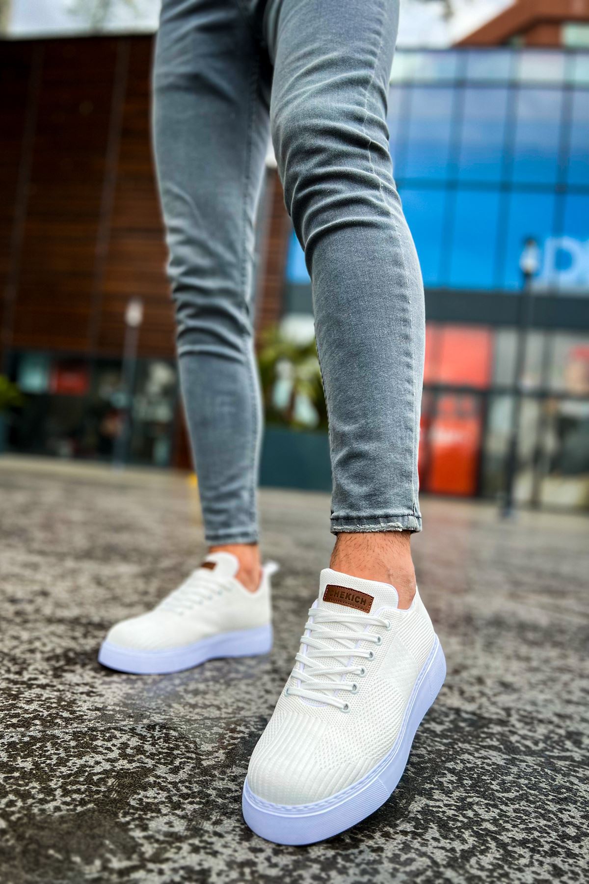 CH413 Crew Men's Sneakers Shoes WHITE