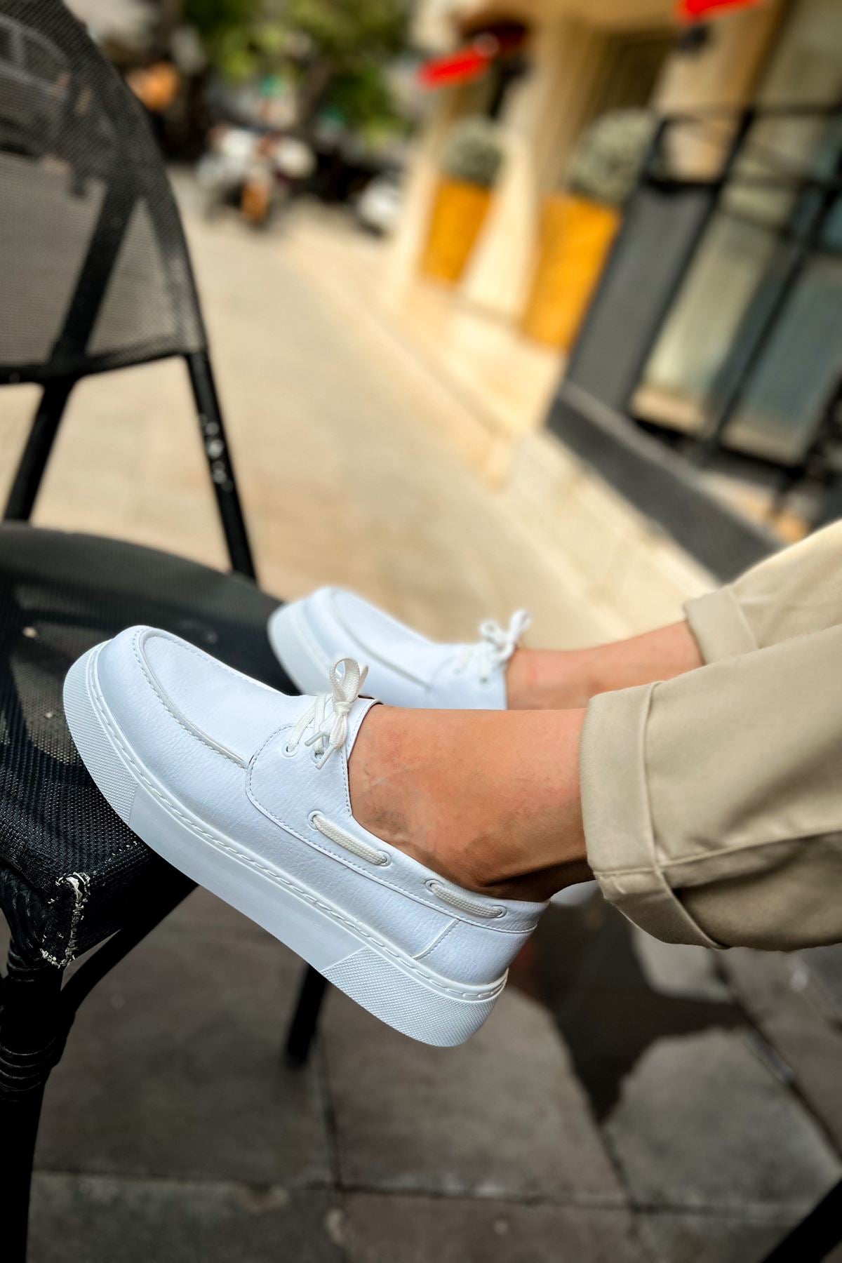 CH419 CBT Torrini Men's Casual Shoes WHITE - STREETMODE ™