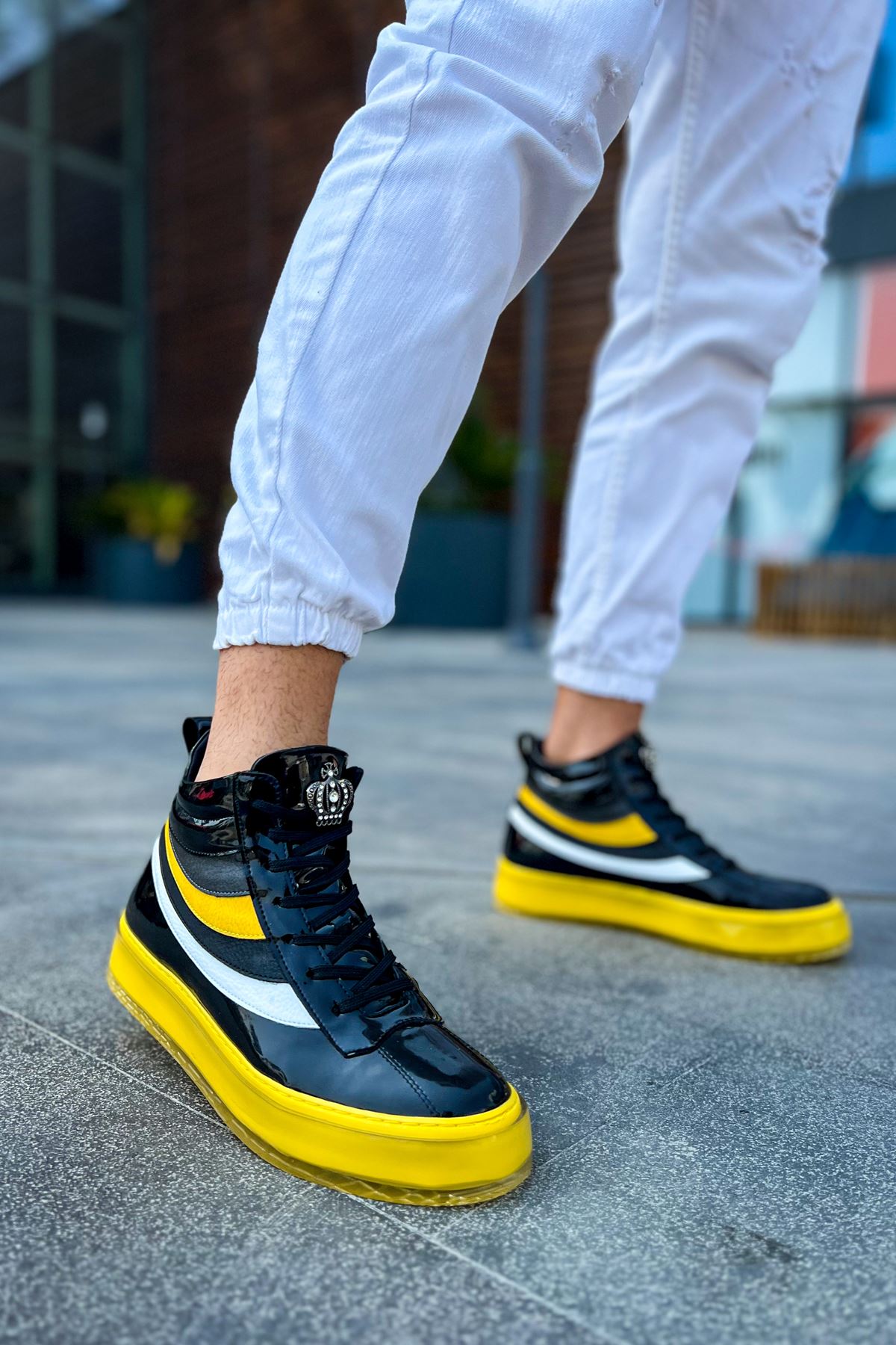 CH973 Majesty SRT Men's Sneakers Shoes Boots YELLOW - STREETMODE ™