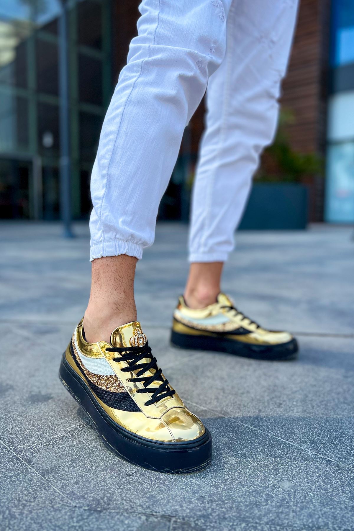 CH975 Majesty ST Men's sneaker Shoes GOLD - STREET MODE ™