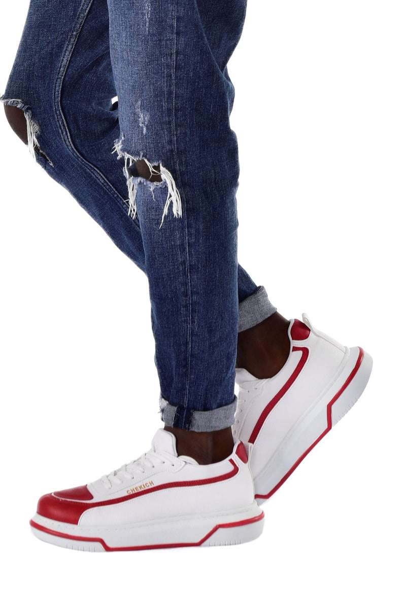 CH241 BT Men's Shoes Sneakers RED / WHITE - STREETMODE ™
