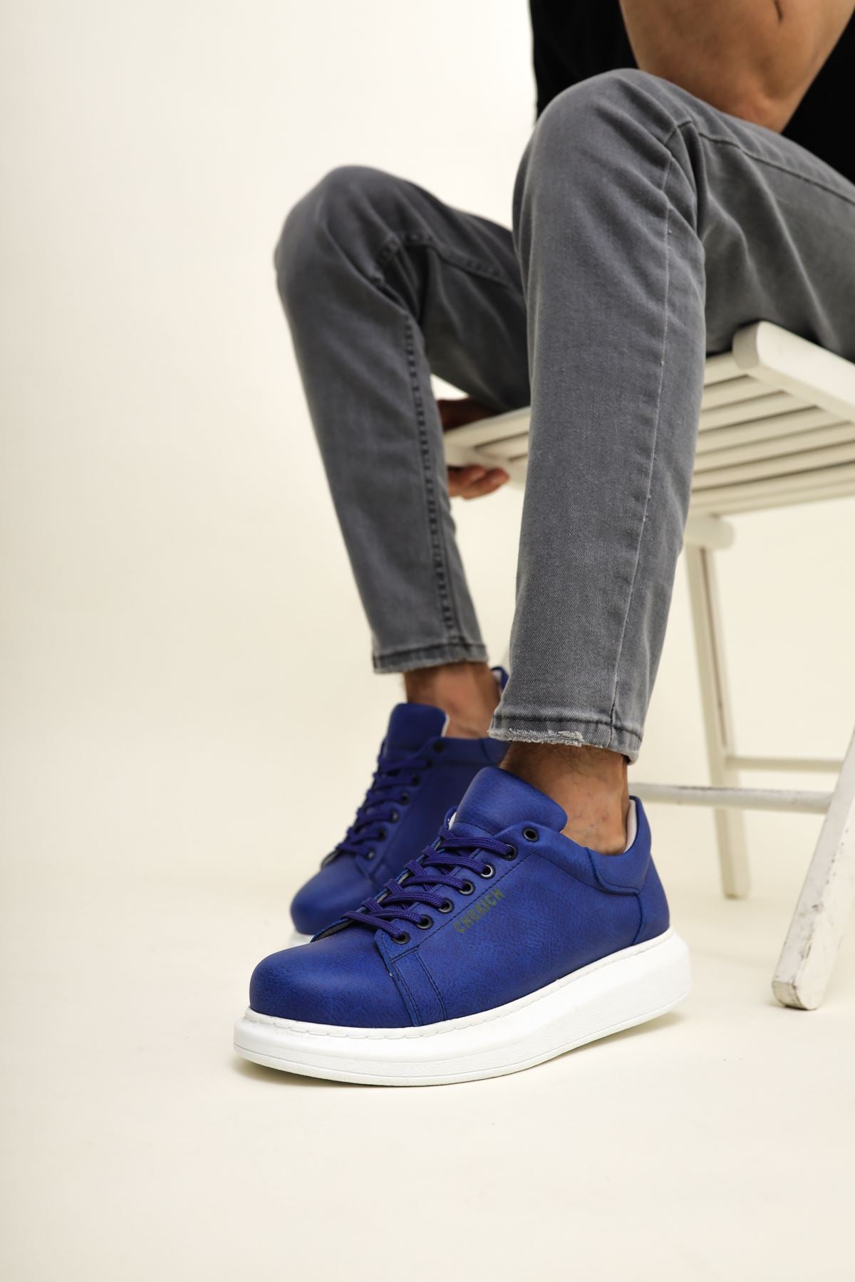 CH257 BT Men's Sneakers  Shoes Sax Blue - STREETMODE ™