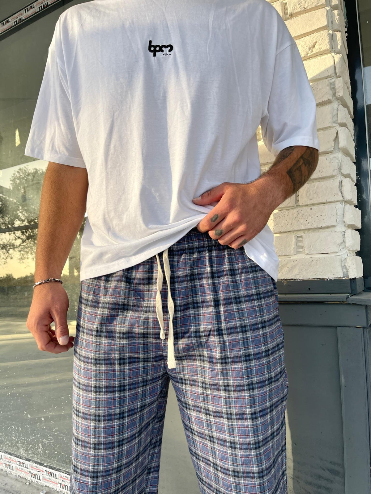 Men's Striped Pajamas Tracksuit Bottoms - STREETMODE ™