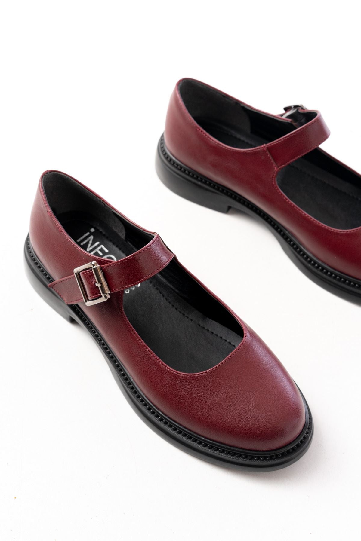 Claret Red Casual Women's Shoes