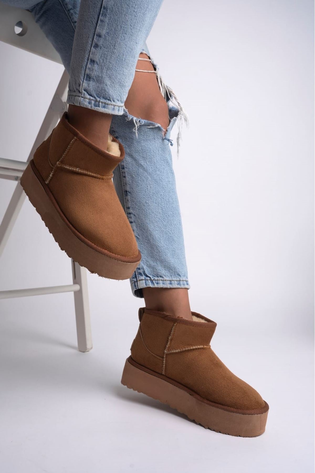 Dilin Tan Women's Boots - STREETMODE ™