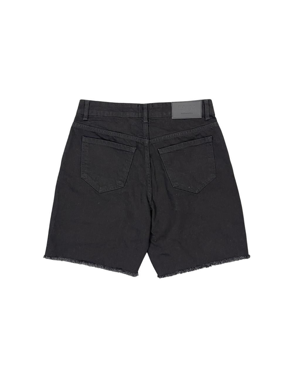 Men's Regular Fit Denim Shorts With Sticker - STREETMODE ™