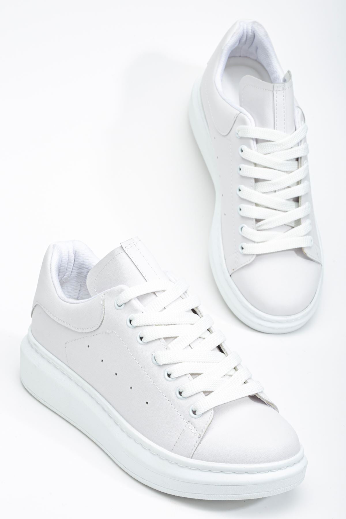 White Women's Sneakers Casual Shoes